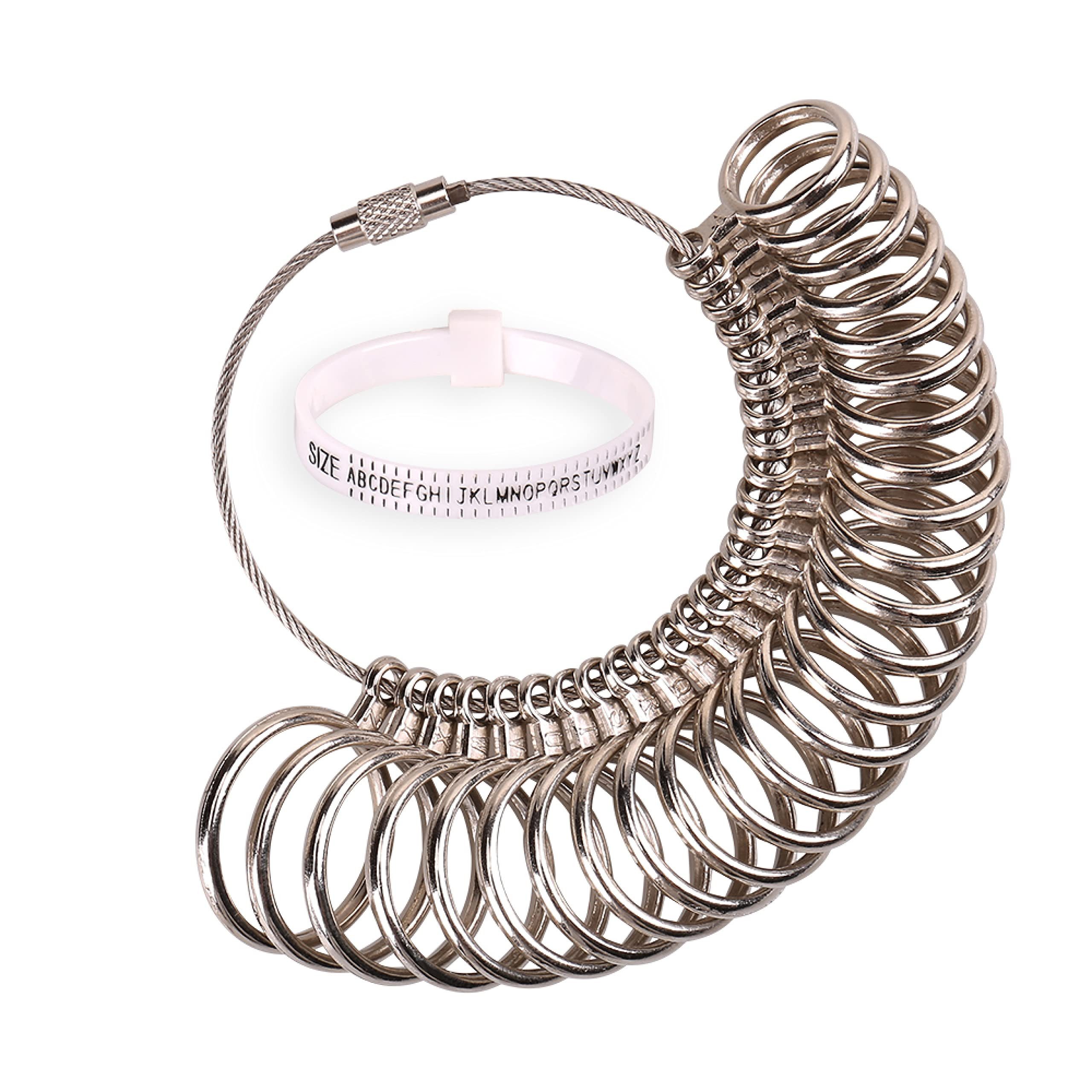 H&S Haarband Ringgrößenmesser Set: Britische Ringgrößen, 1-tlg.