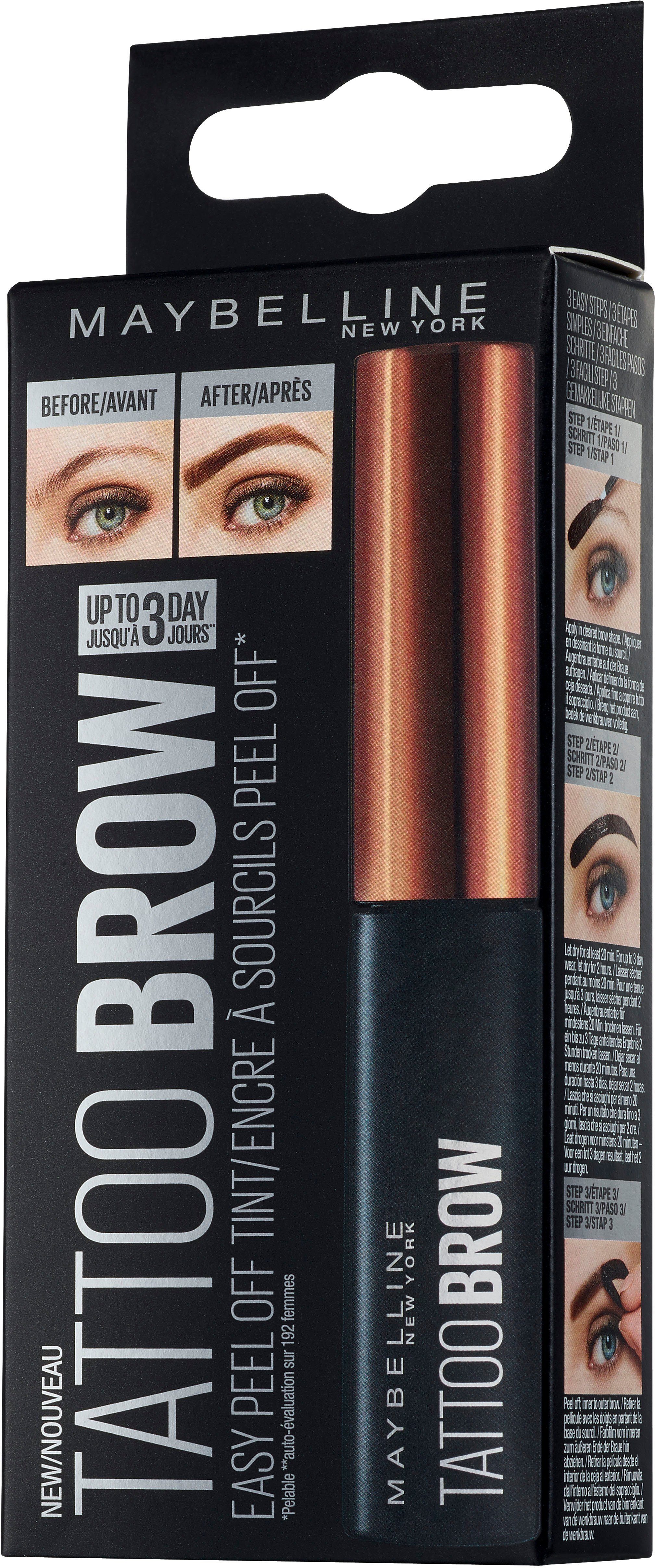 MAYBELLINE NEW YORK Augenbrauen-Gel Tattoo Brow,