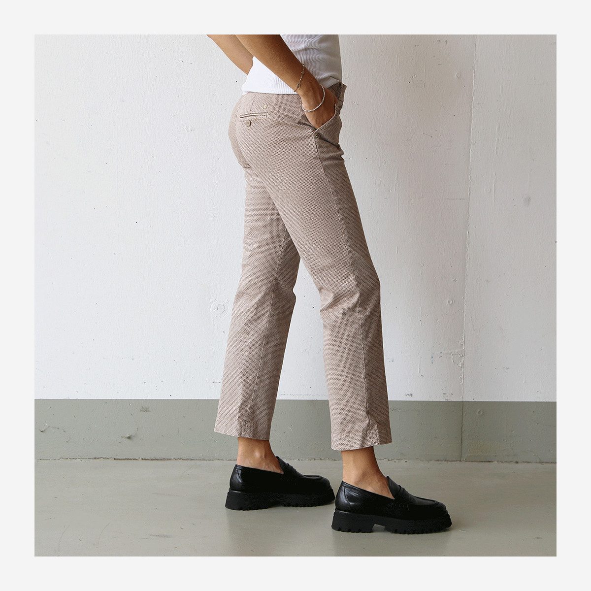 Mason's Stoffhose Mason’s 4PNTD3503B CE01S12 830, Hosen, Beige