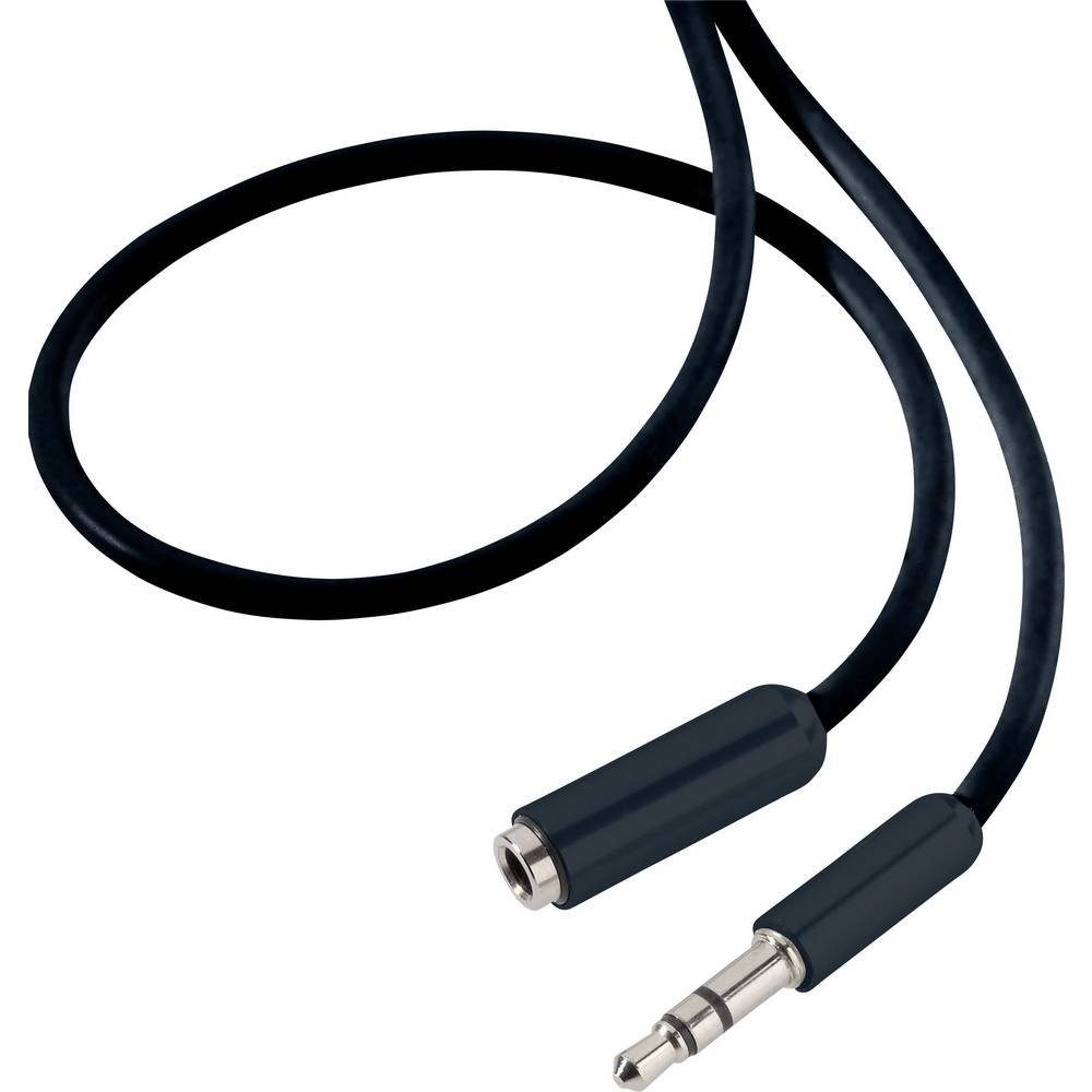 SpeaKa Professional 3.5 mm Klinke Verlängerung SuperSof 3 m Audio- & Video-Kabel, (3.00 cm), SuperSoft-Ummantelung