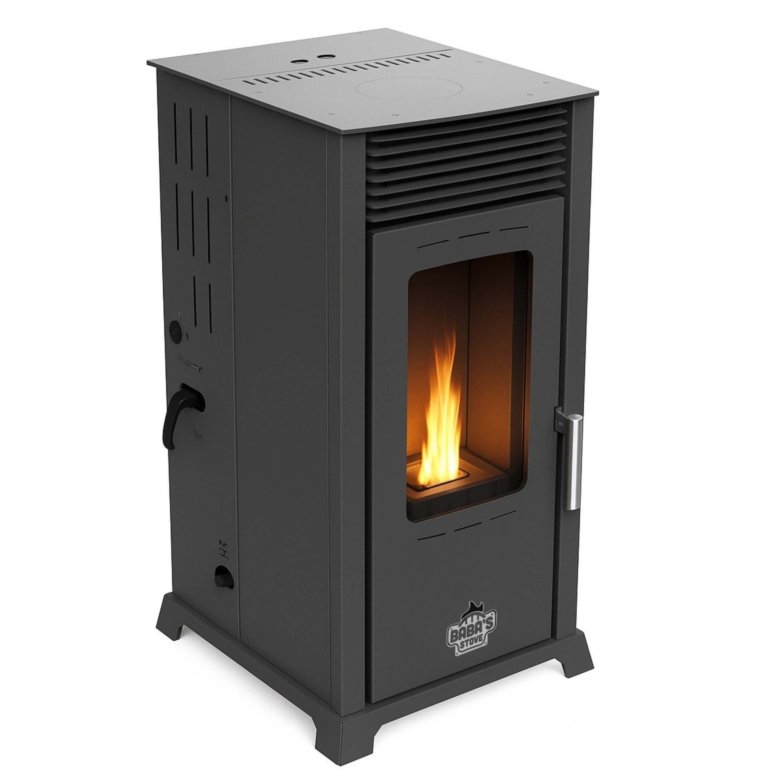 Baba's Kaminofen Eco Hybridofen Pellets und Holz Kombiofen Pelletofen ohne günstig online kaufen