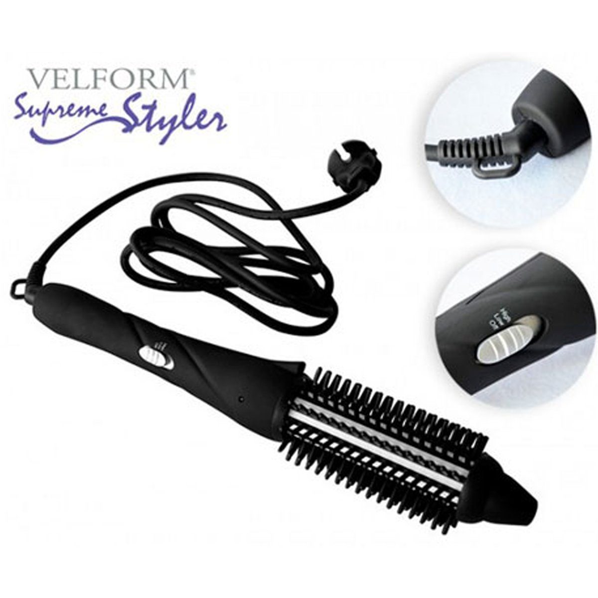 Velform®️ Velform® Styler, 4 1 in Supreme Multifunktions-Thermobürste Ionen-Technologie Haarglättbürste mit