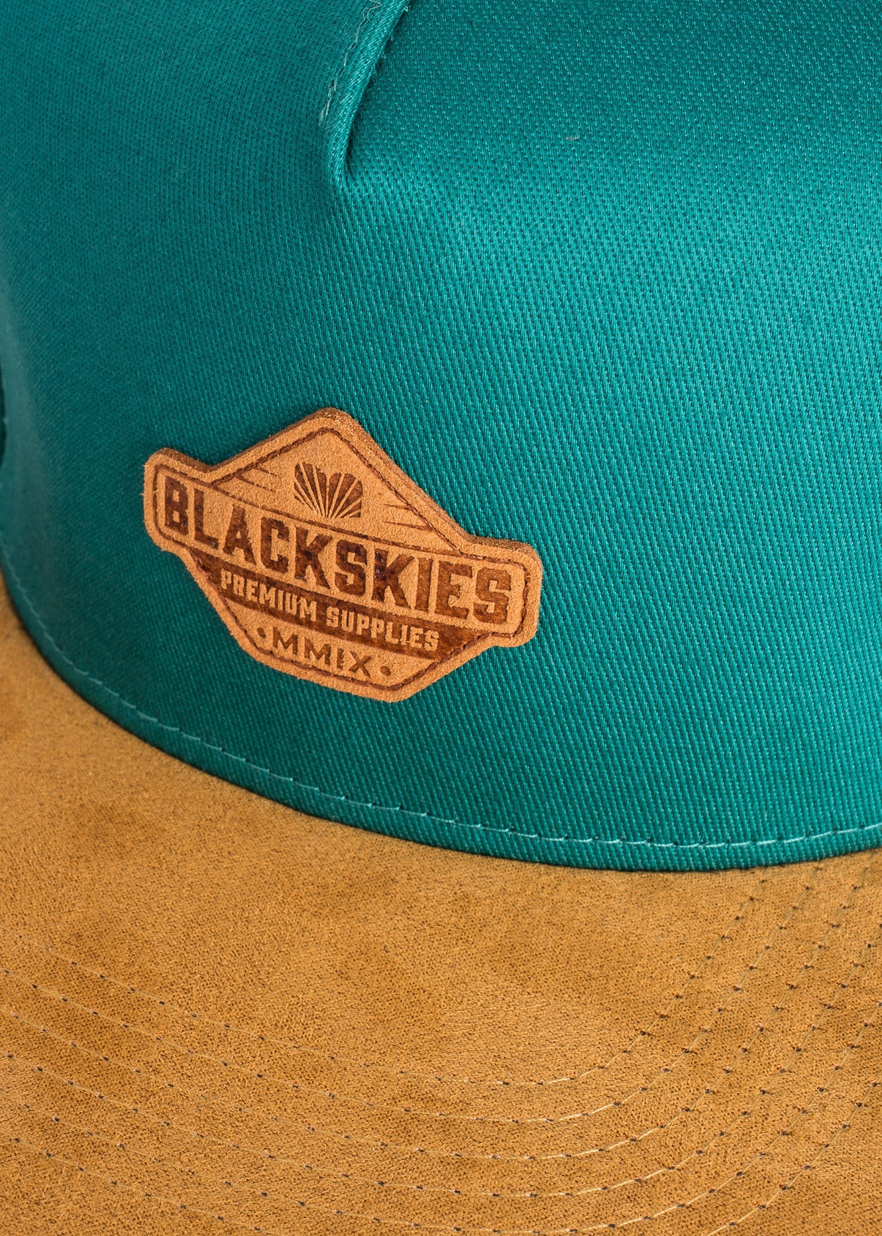Blackskies Baseball Cap Essentials Snapback Cap Teal-Braun