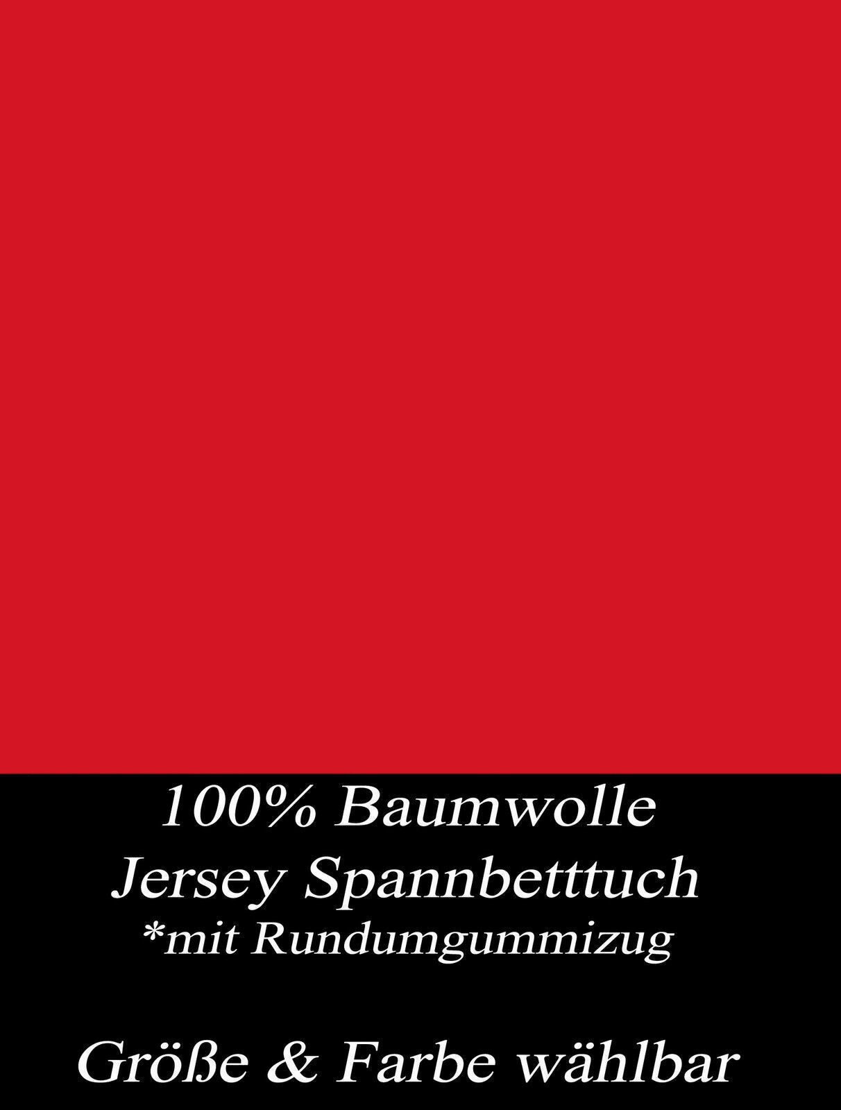 Visaggio Spannbettlaken Jersey Spannbetttuch aus 100% Baumwolle Bettlaken, Jersey, Gummizug: rundum, Spannbettlaken, Steghöhe 25 cm – Bild 3 von 3