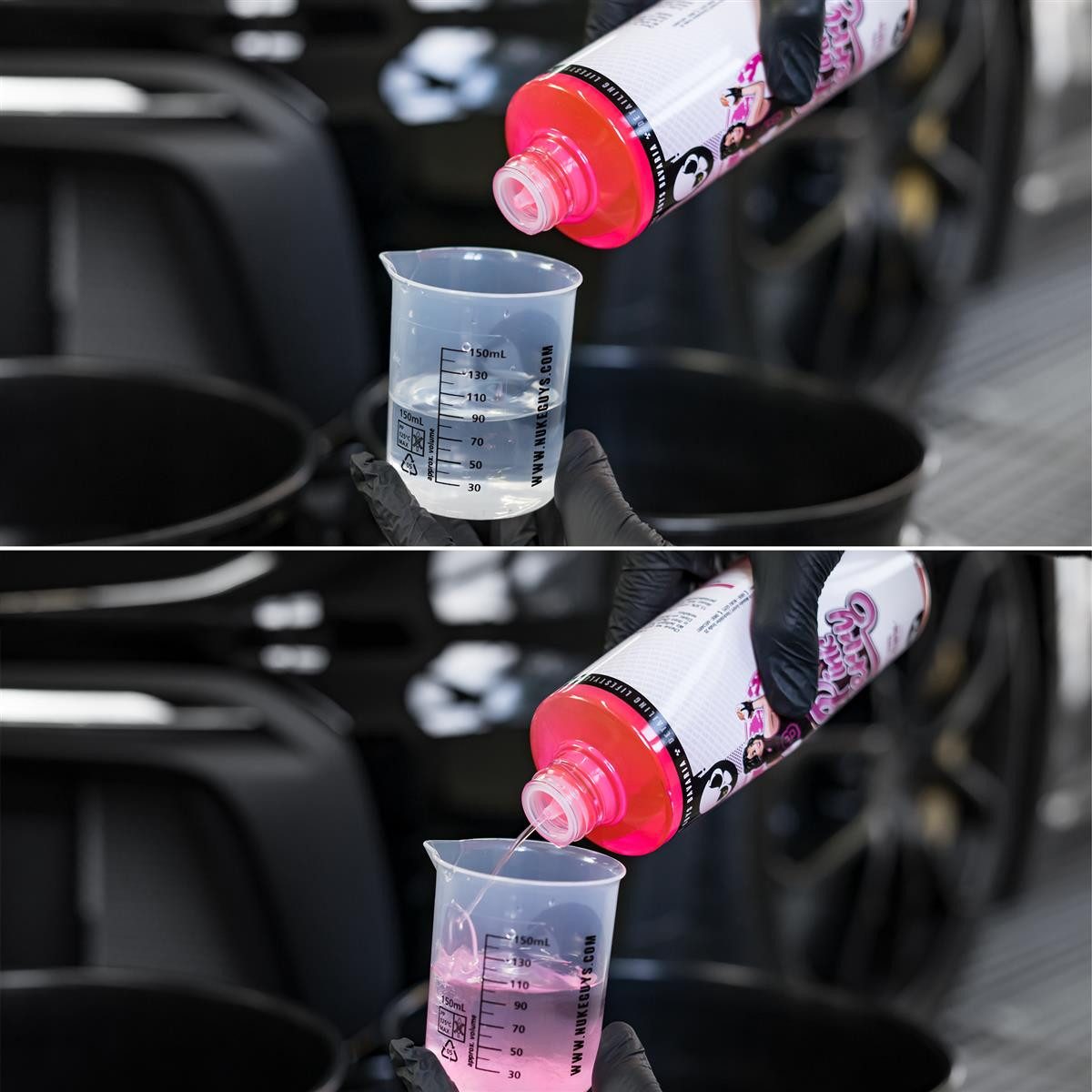 Nuke Guys Pink Cherry Autoshampoo 500ml Kirsch Duft Autoshampoo (extra Glanz, Konzentrat, intensive Schaumbildung)