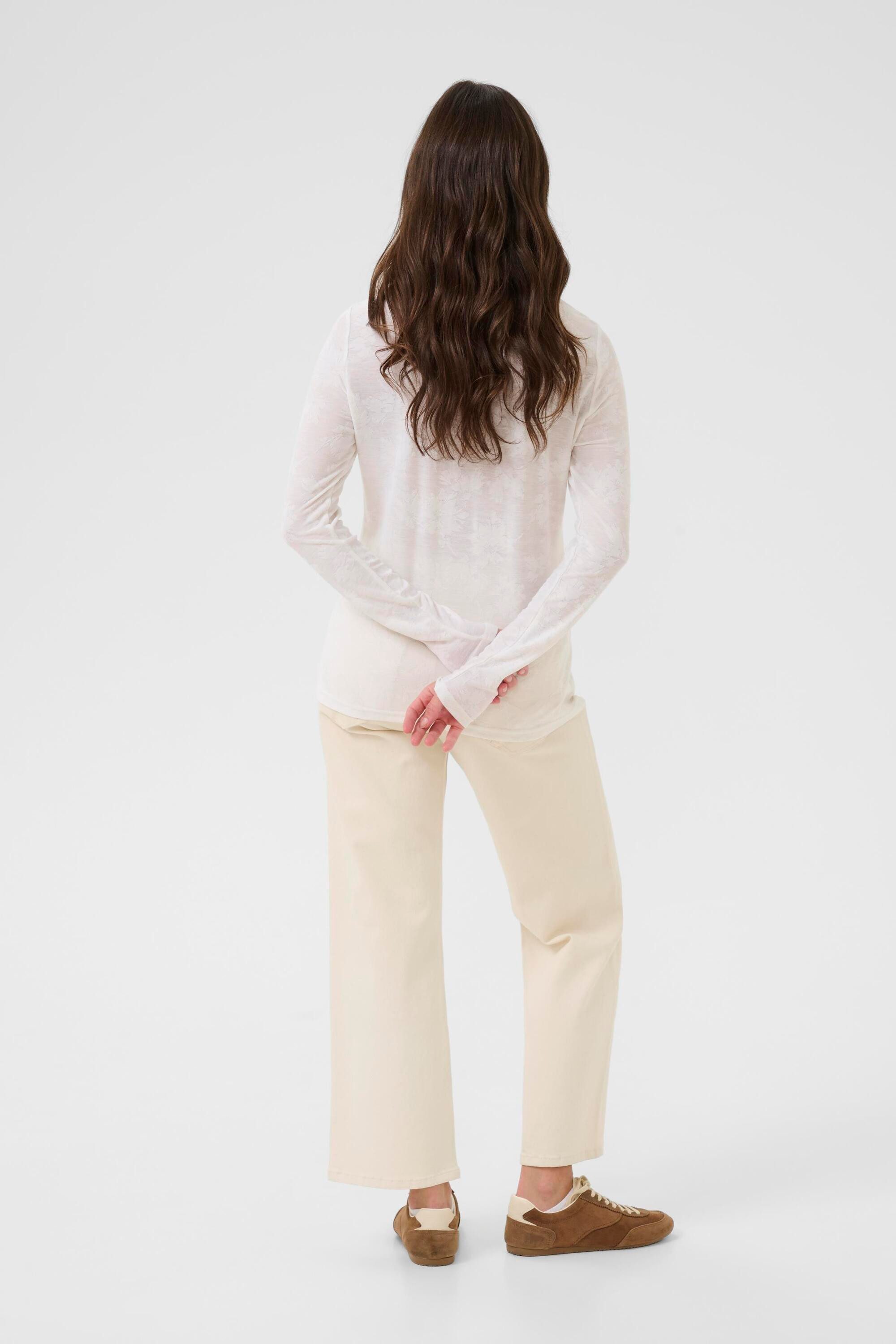 Cream Langarmbluse Langarm-Shirt
