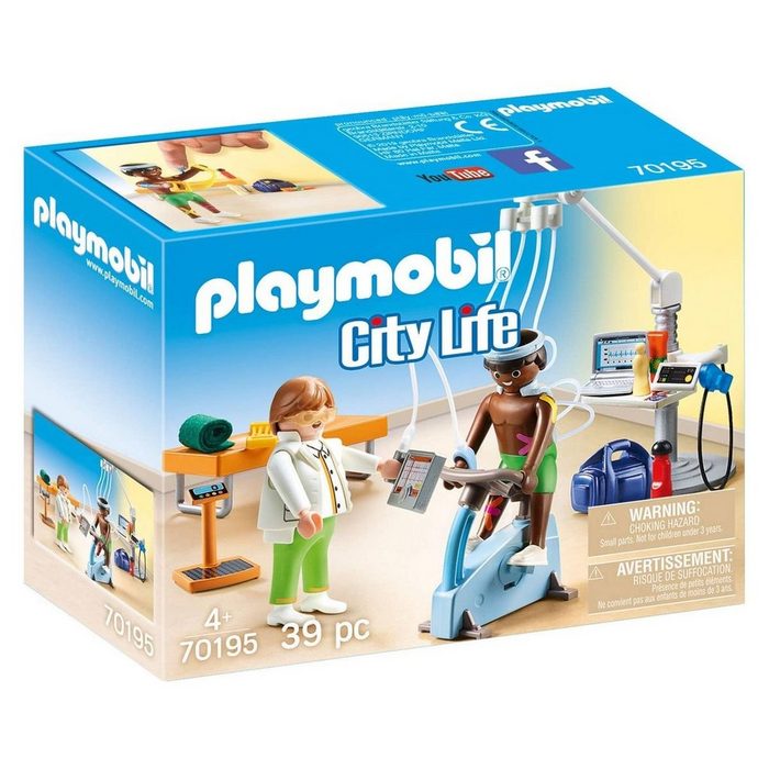 Playmobil® Spielwelt PLAYMOBIL® 70195 - City Life - Beim Facharzt: Physiotherapeut