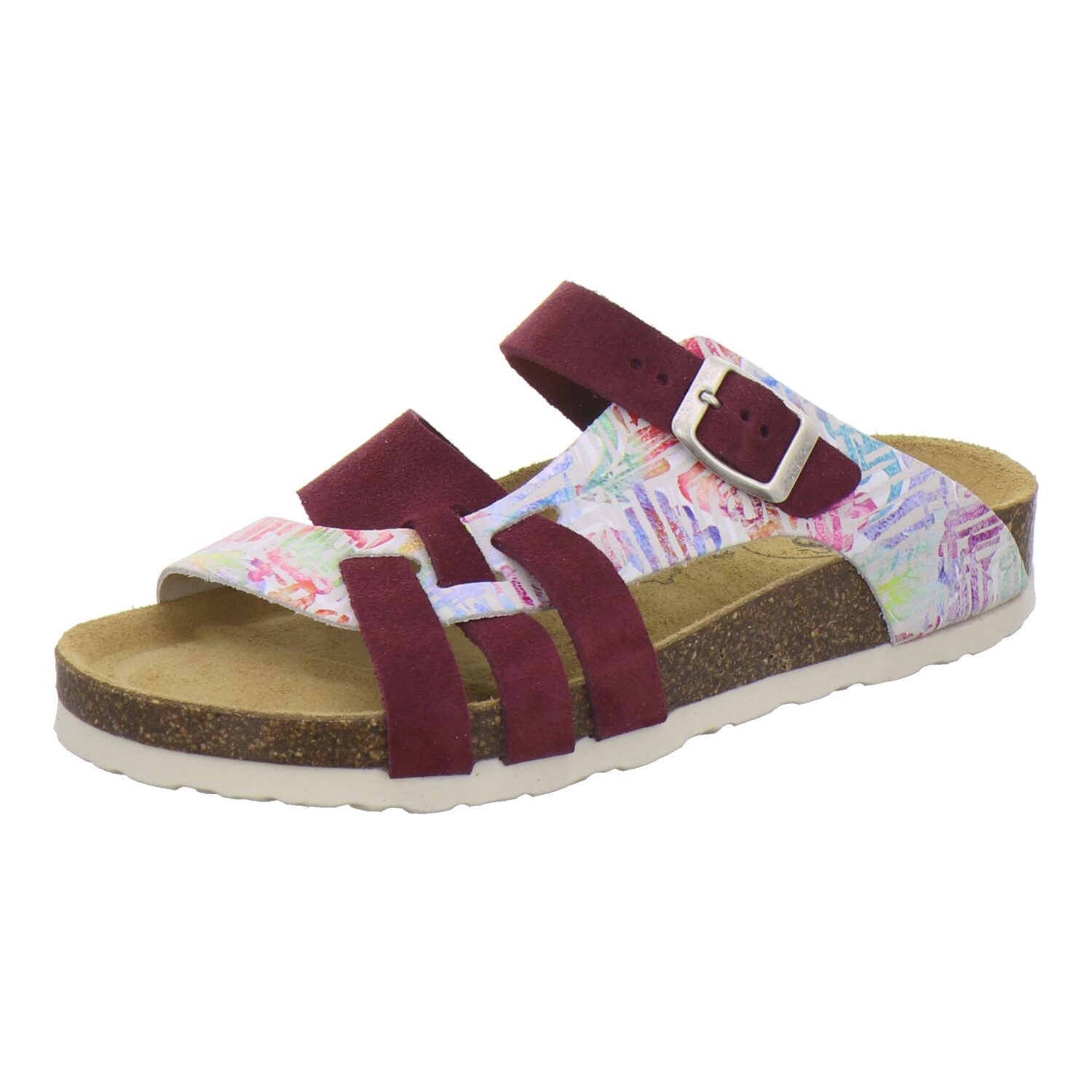 AFS-Schuhe 212290 Kralle Pantolette für Damen mit Fußbett, bequeme Сандалии aus Leder