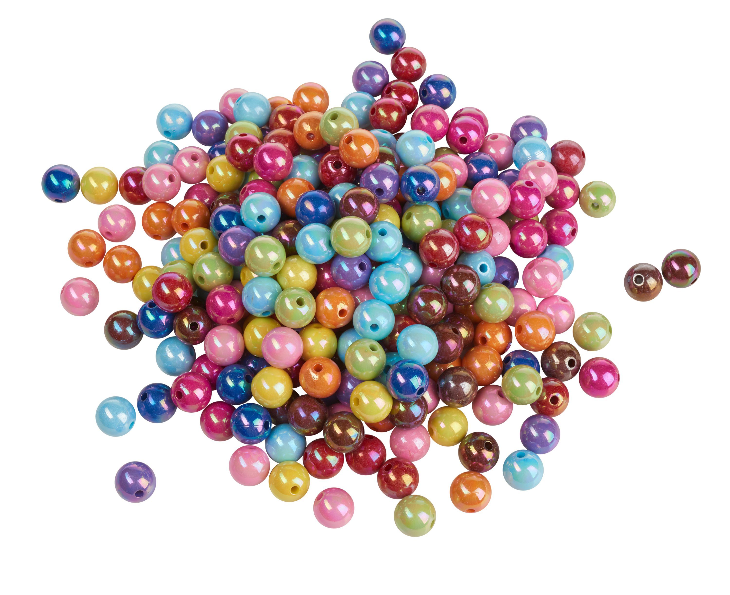 VBS XXL Bastelperlen Acryl, 250 g, Ø 1,2 cm