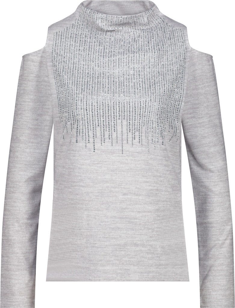 Monari Blusenshirt Pullover chrome melange günstig online kaufen