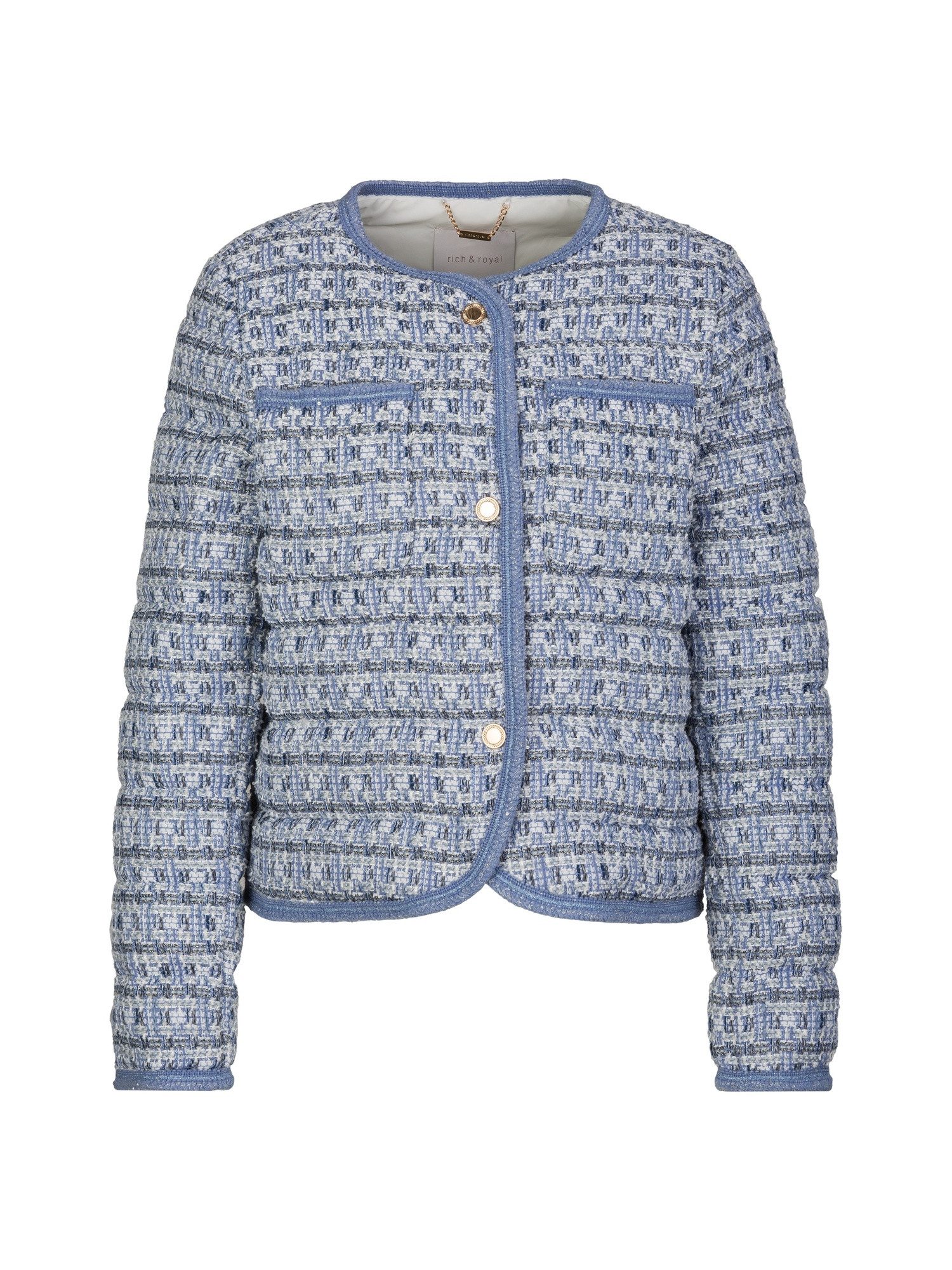 RICHROYAL Strickjacke D-Jacke nicht aus Leder
