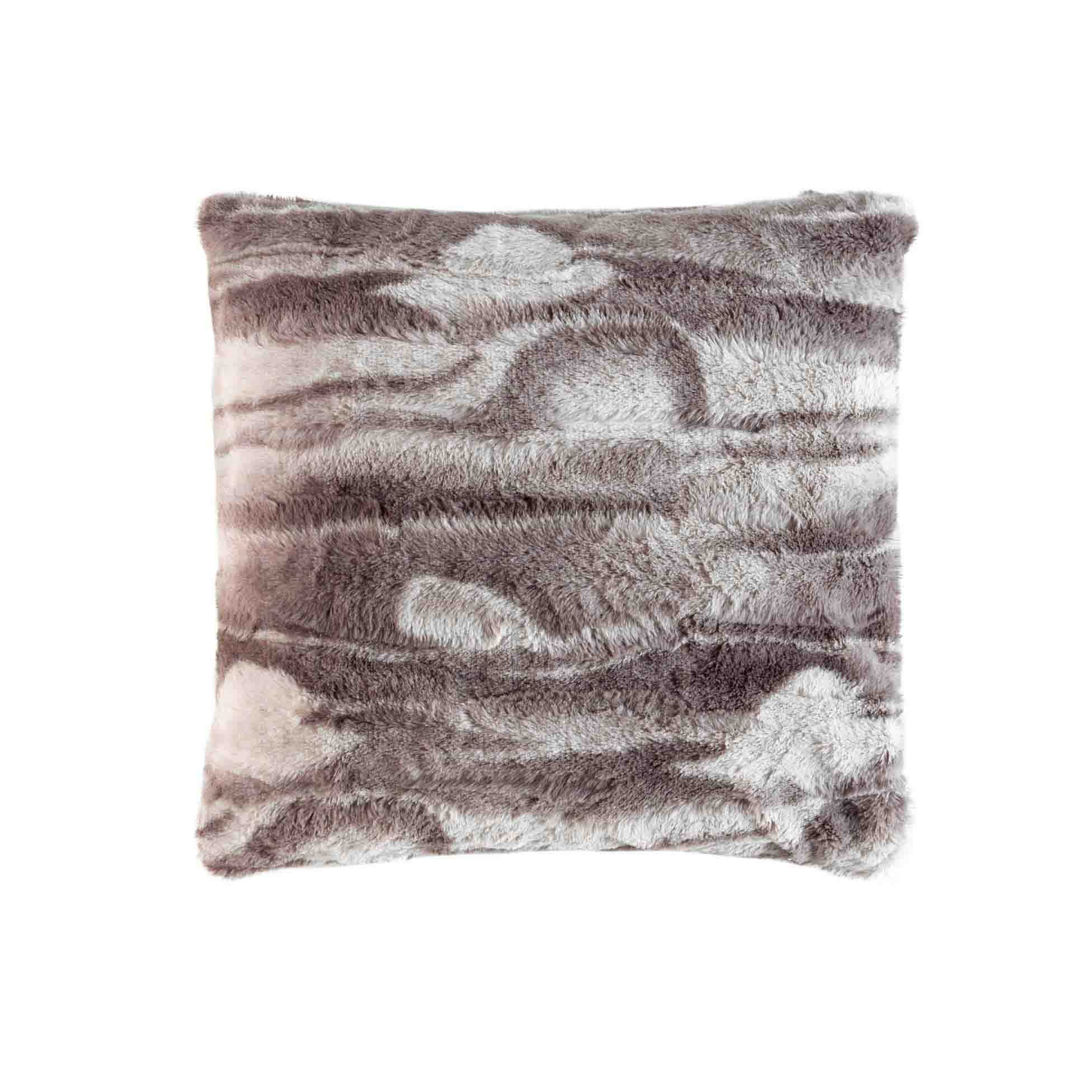 dynamic24 Tagesdecke Felloptik, Fellkissen Kissenhülle 40x40cm günstig online kaufen