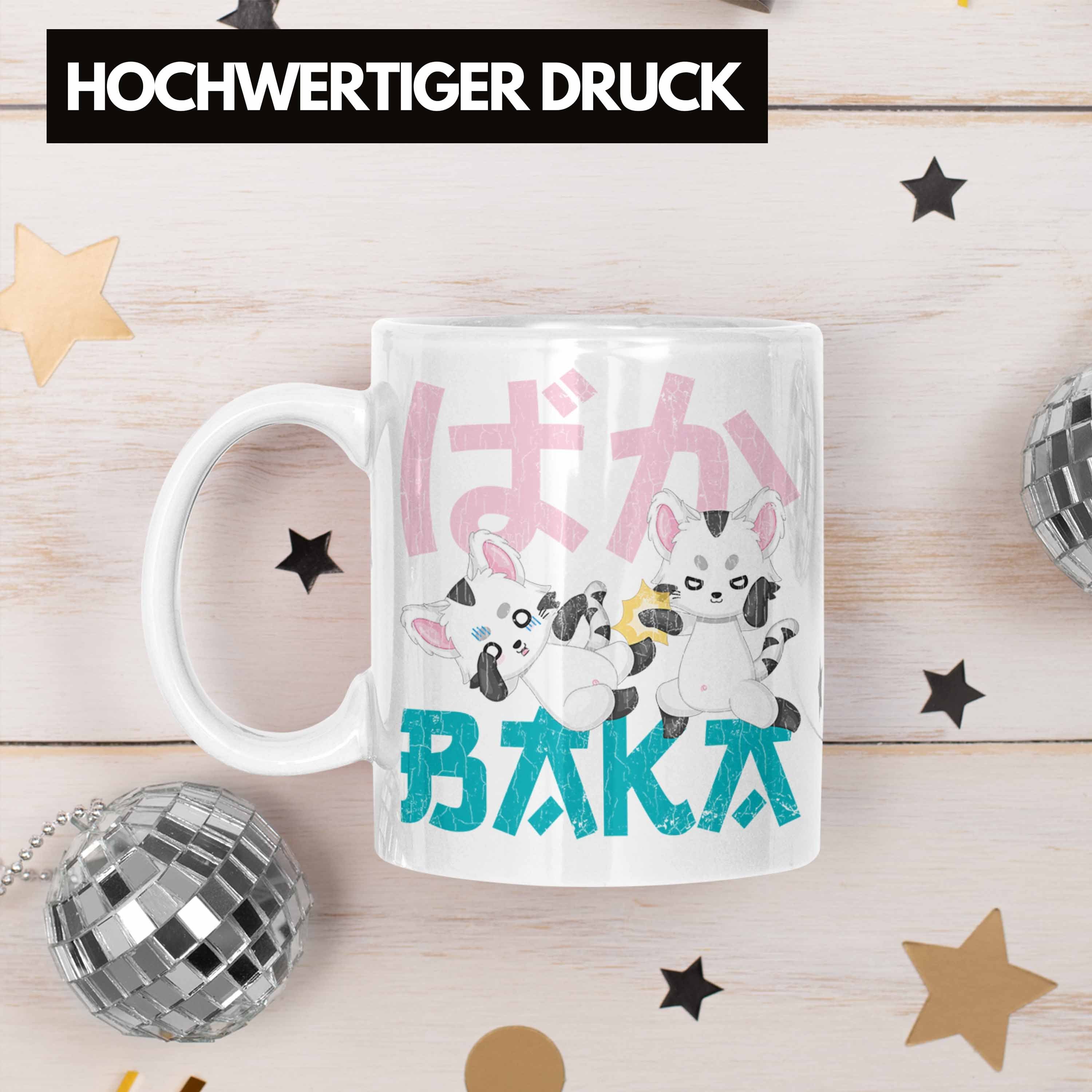 Tasse Fan - Trendation Tasse Kaffeetasse Weiss Trendation Baka Anme Spruch Geschenke Anime Geschenk Deko