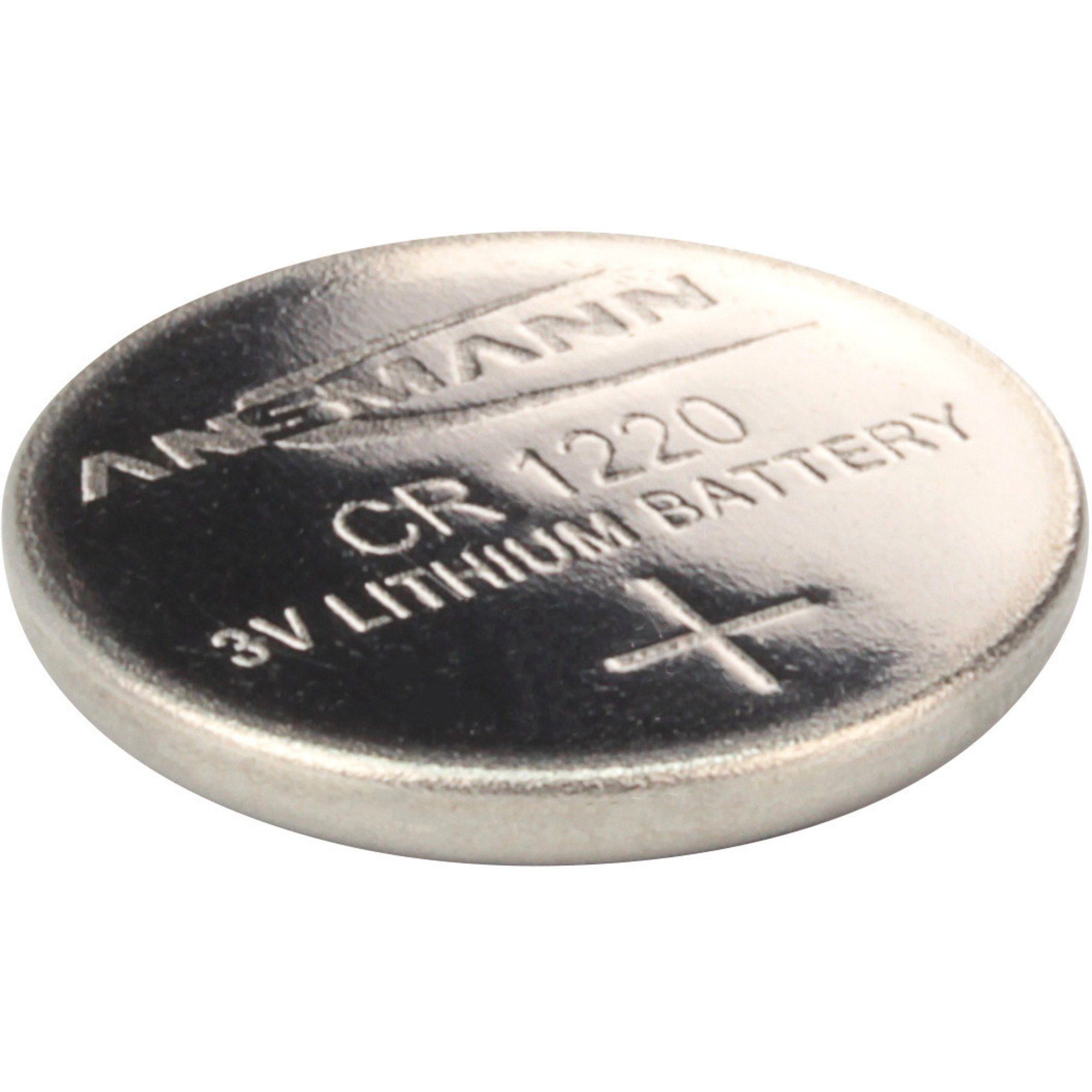 ANSMANN AG Ansmann Lithium Knopfzelle CR-1220, Batterie Batterie
