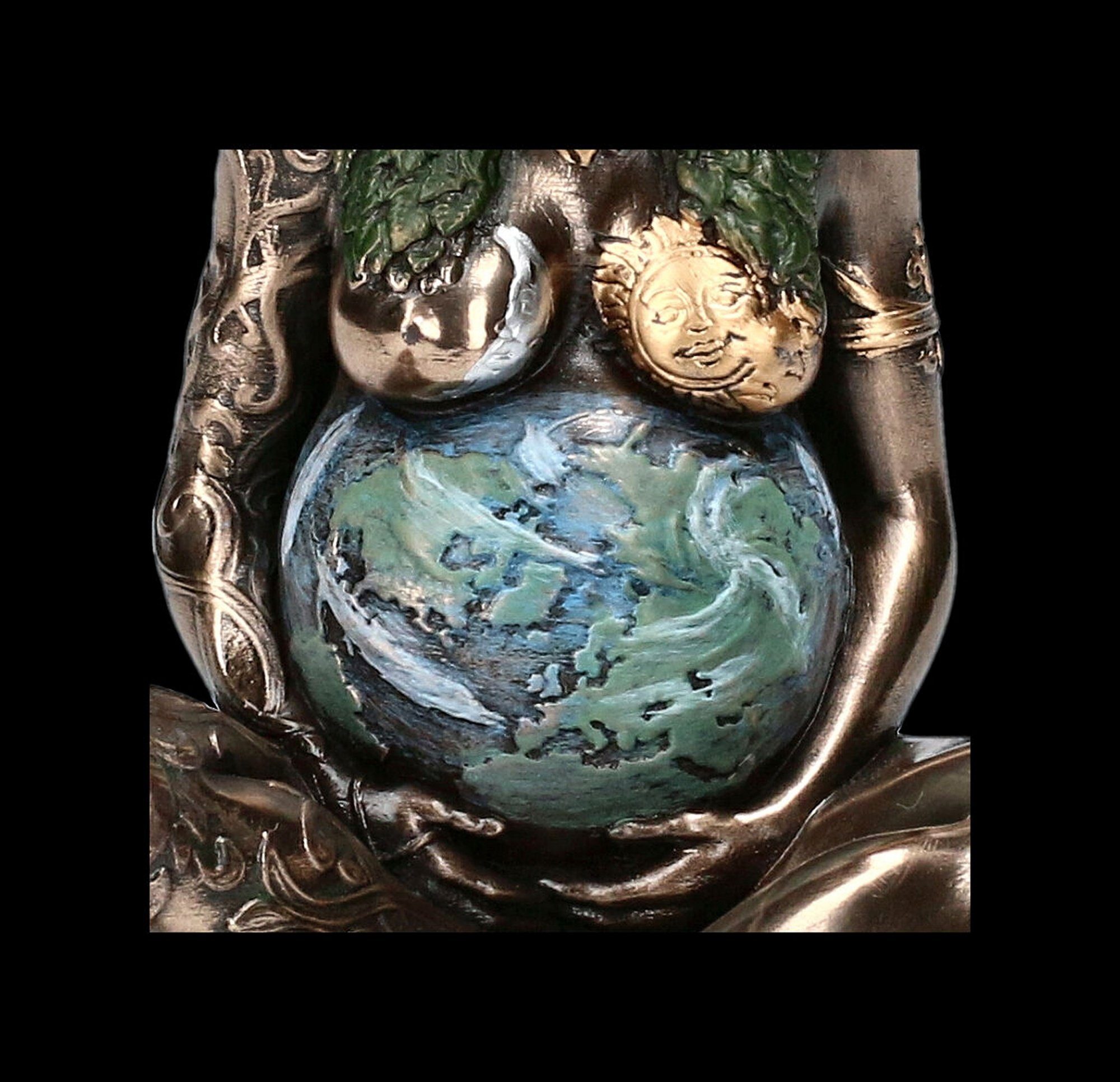 Nemesis Gaia Erde Dekofigur - Figur Now - Himmlische Shop Dekofigur GmbH Figuren - bronziert Mutter klein