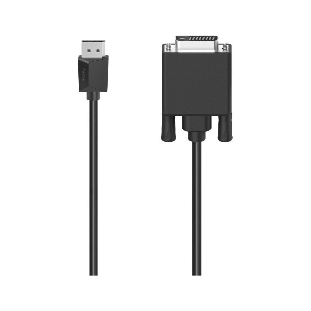 Hama DisplayPort>DVI 1,5m schwarz Adapter Video-Adapter