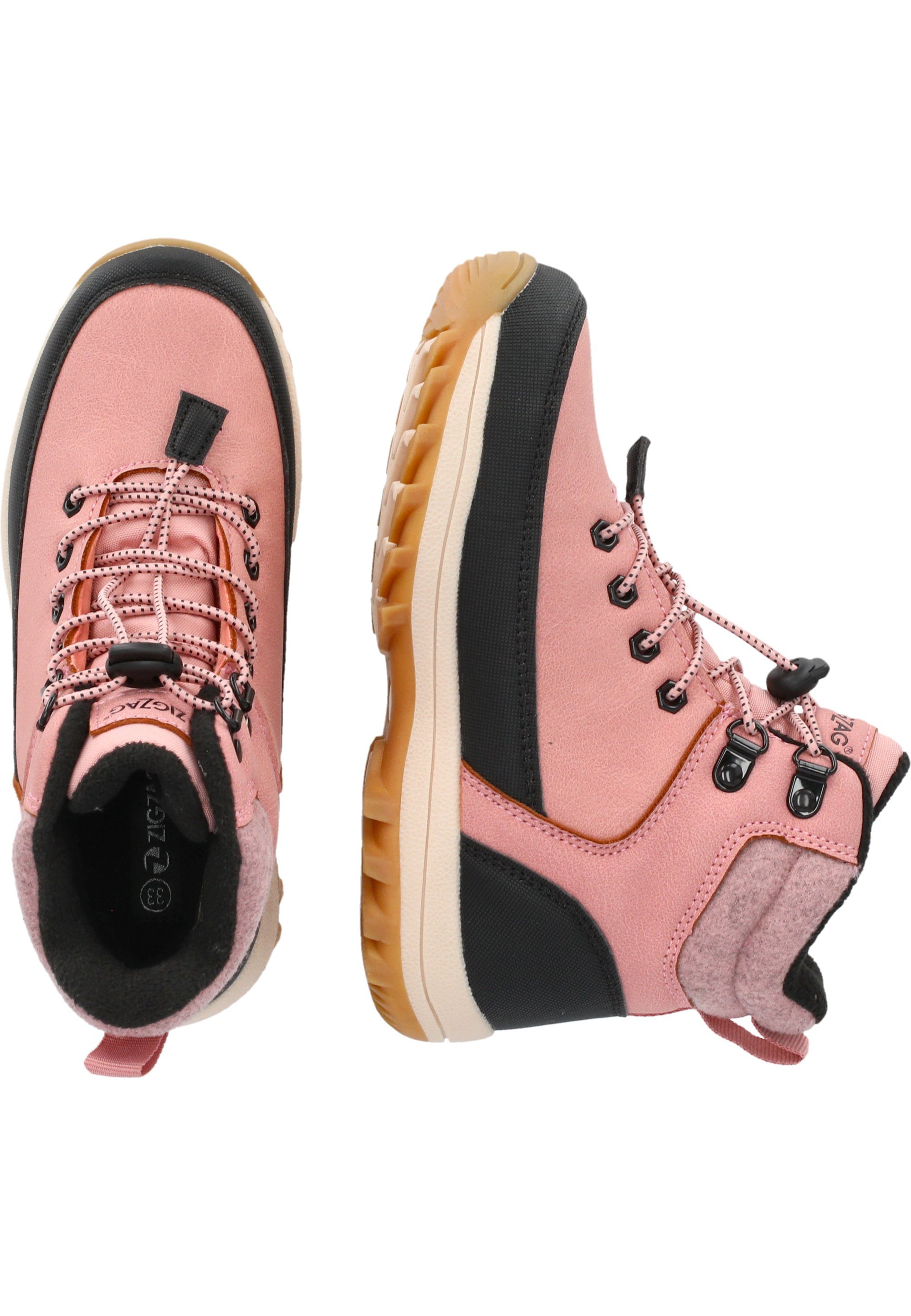 ZIGZAG Aenaide Stiefel im robusten, und rosa wasserdichten Design stylischen
