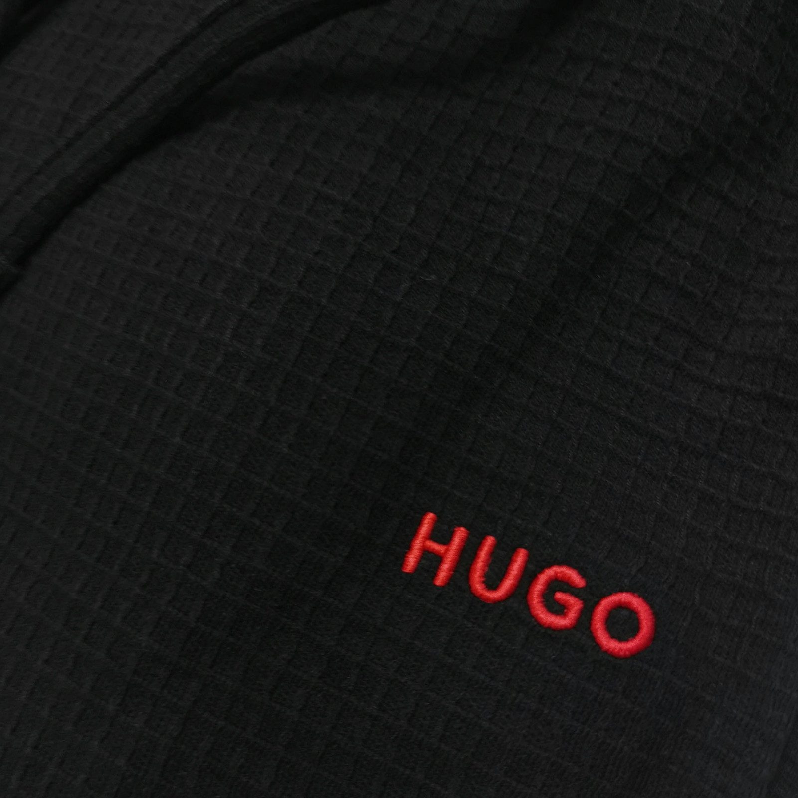 HUGO Kapuzenshirt Austin Hoodie mit Waffelstruktur günstig online kaufen