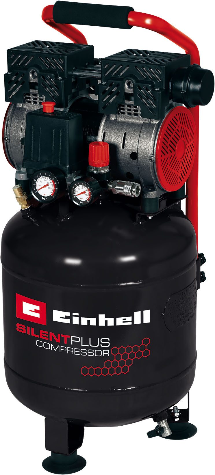 Einhell Druckluft-Kompressor Kompressor TE-AC 135/24 Silent Plus 24 l