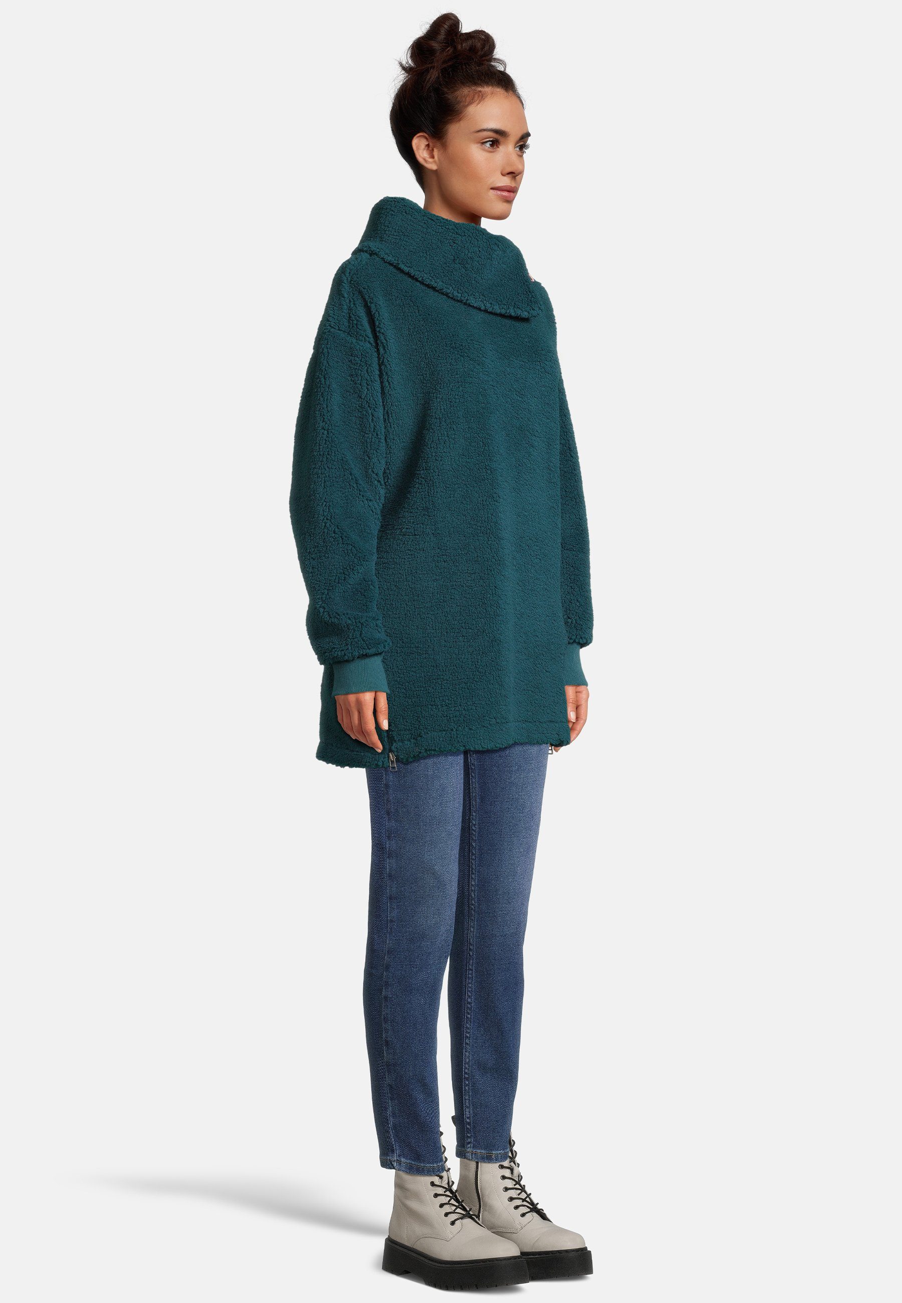 salzhaut Fleecepullover NEIELK Damen salzhaut – nordisch frisch, lässig und frech für jeden Tag!