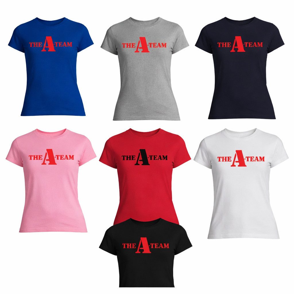 T-Shirt Damen A Team Logo Print Van Bus Murdock Hannibal Serie