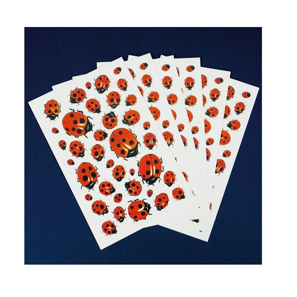 TimeTEX Sticker Belobigungs-Aufkleber "Marienkäfer", 228 Stück, (228-tlg)