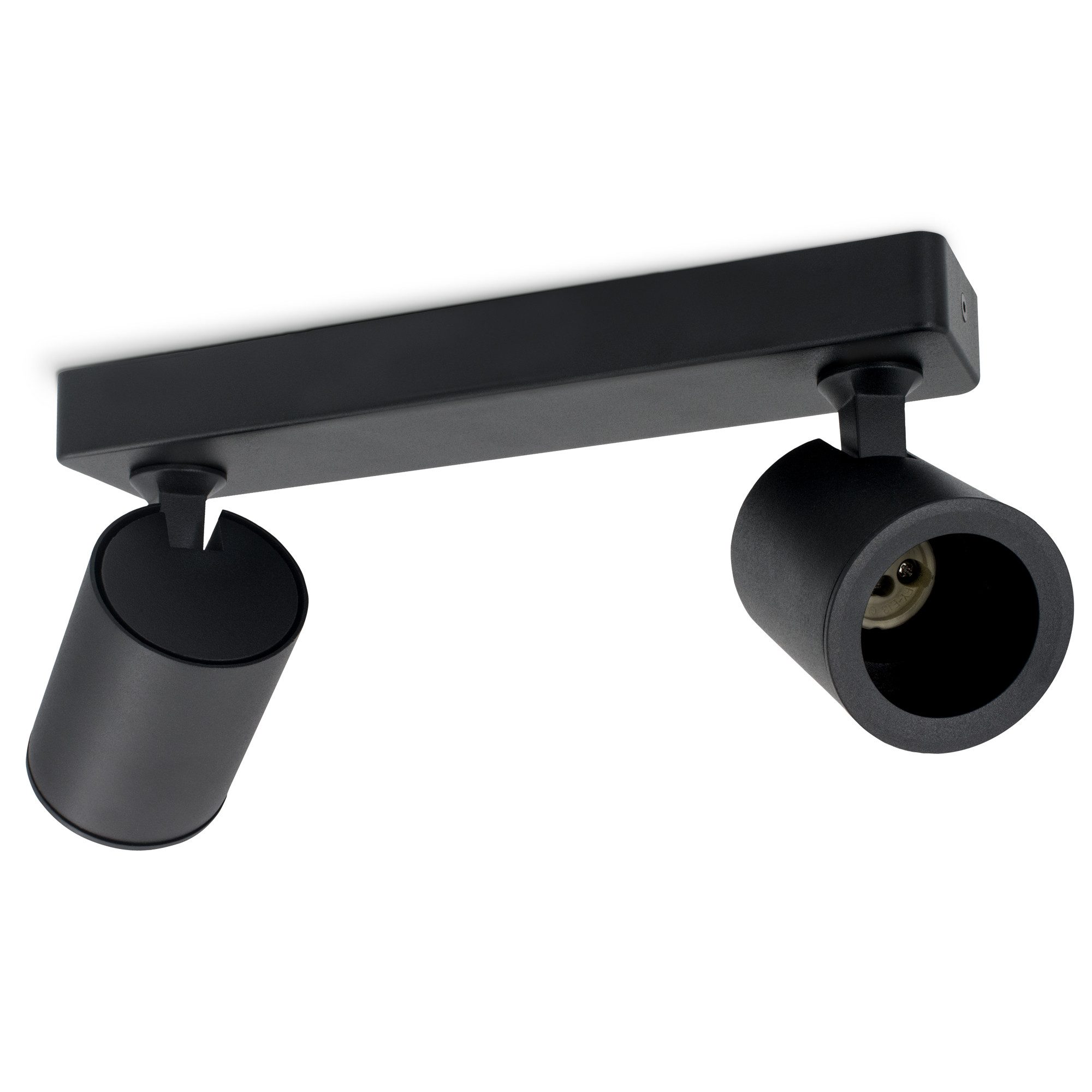 linovum LED Aufbaustrahler TENJO Spotbalken 2-flammig für LED GU10 drehbar schwenkbar Deckenlampe