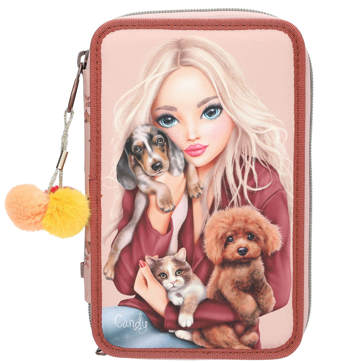 Depesche Geldbörse Depesche 3-Fach Federtasche TOPModel FUR EVER FRIENDS Ro günstig online kaufen