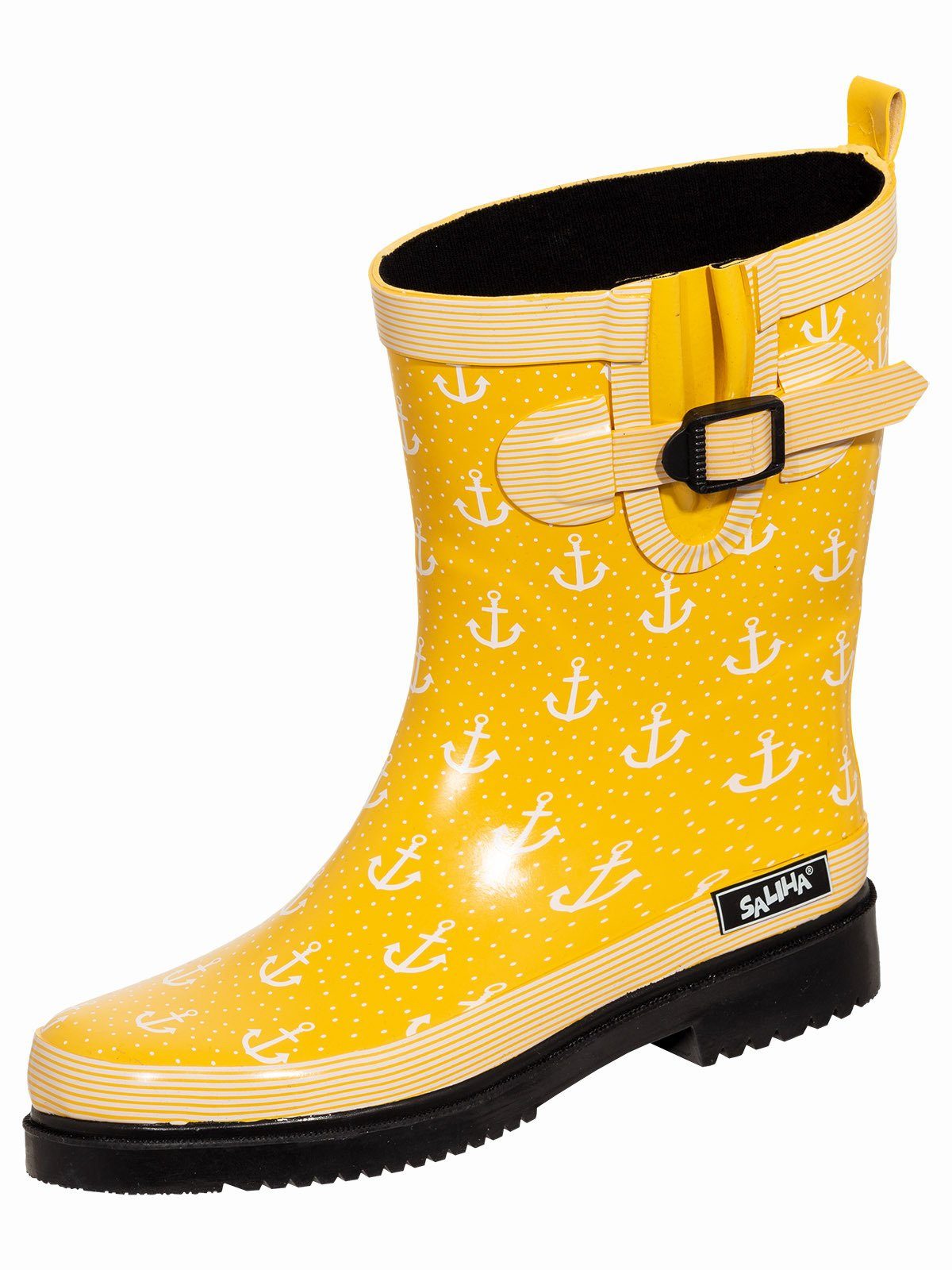 Bockstiegel Regenstiefel Marleen gelb/multi Gummistiefel günstig online kaufen