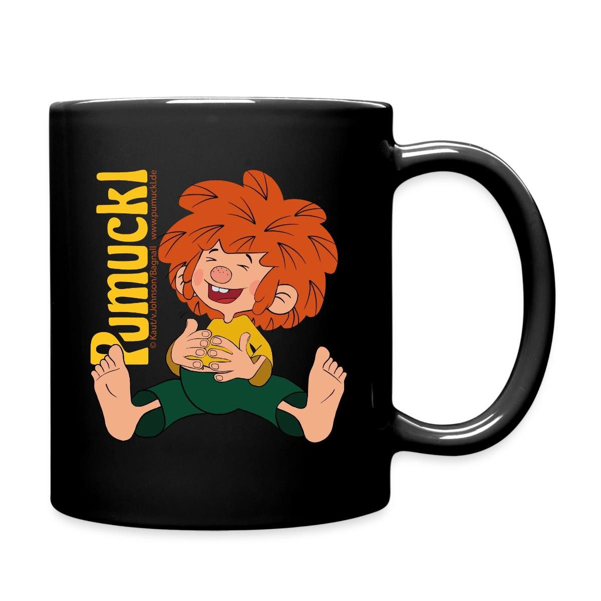 Spreadshirt Tasse Pumuckl Mit Fröhlichem Lachen Tasse Einfarbig, Keramik