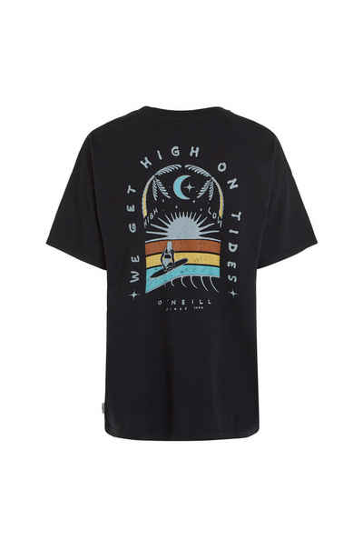 O'Neill Kurzarmshirt Oneill W Beach Vintage High On Tides T-shirt Damen