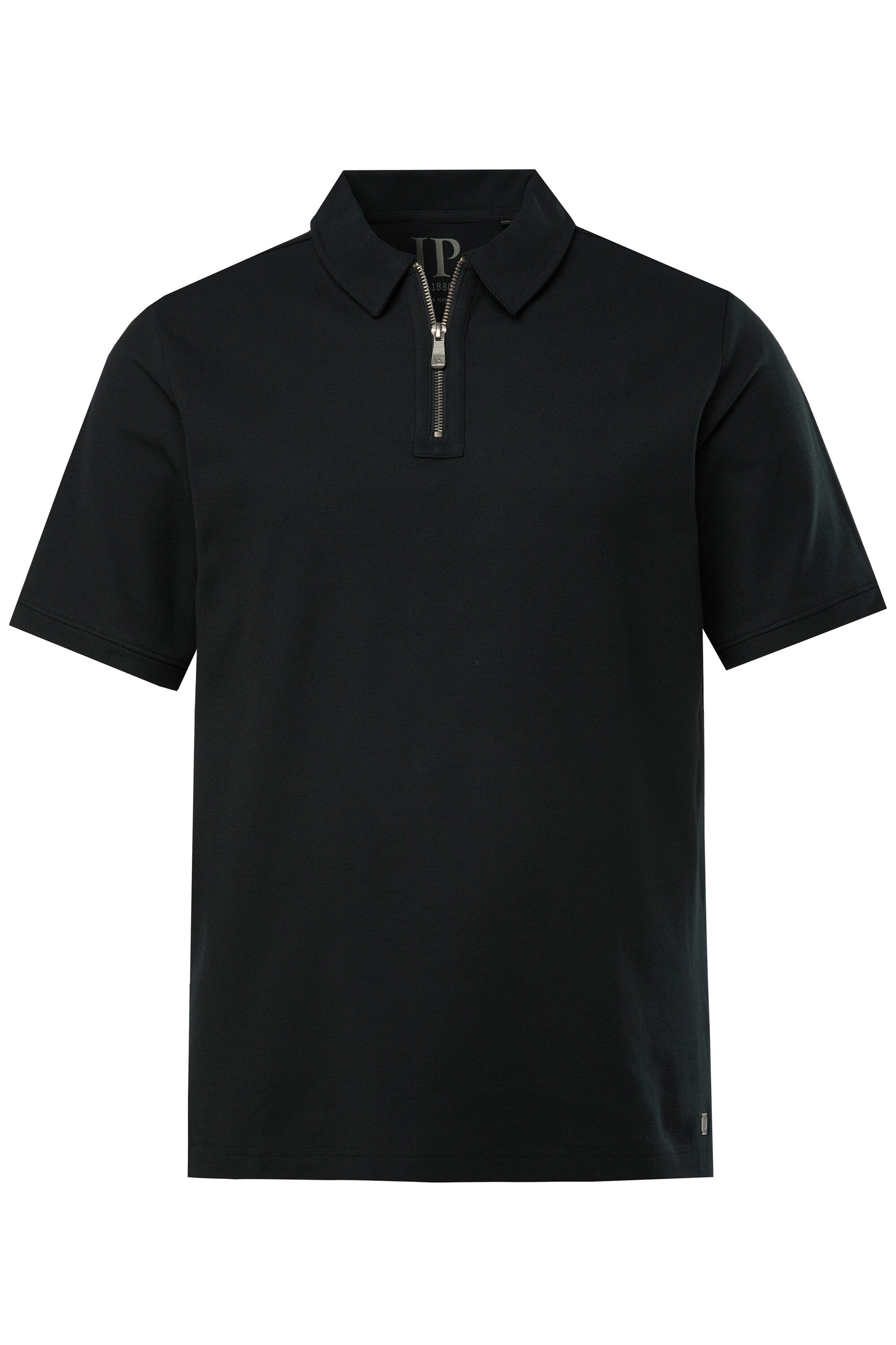Poloshirt Poloshirt Halbarm Piqué Zipper
