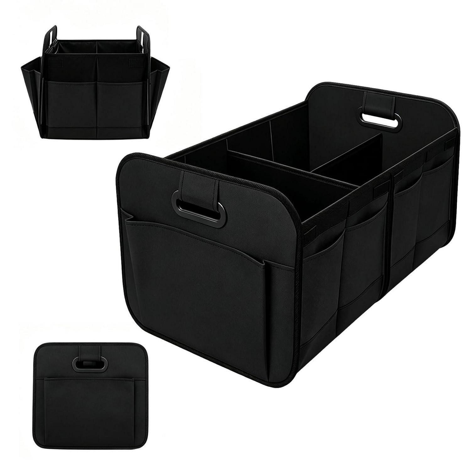LuxusKollektion Faltbox Faltbarer Kofferraum Organizer Large Schwarz (1 St)