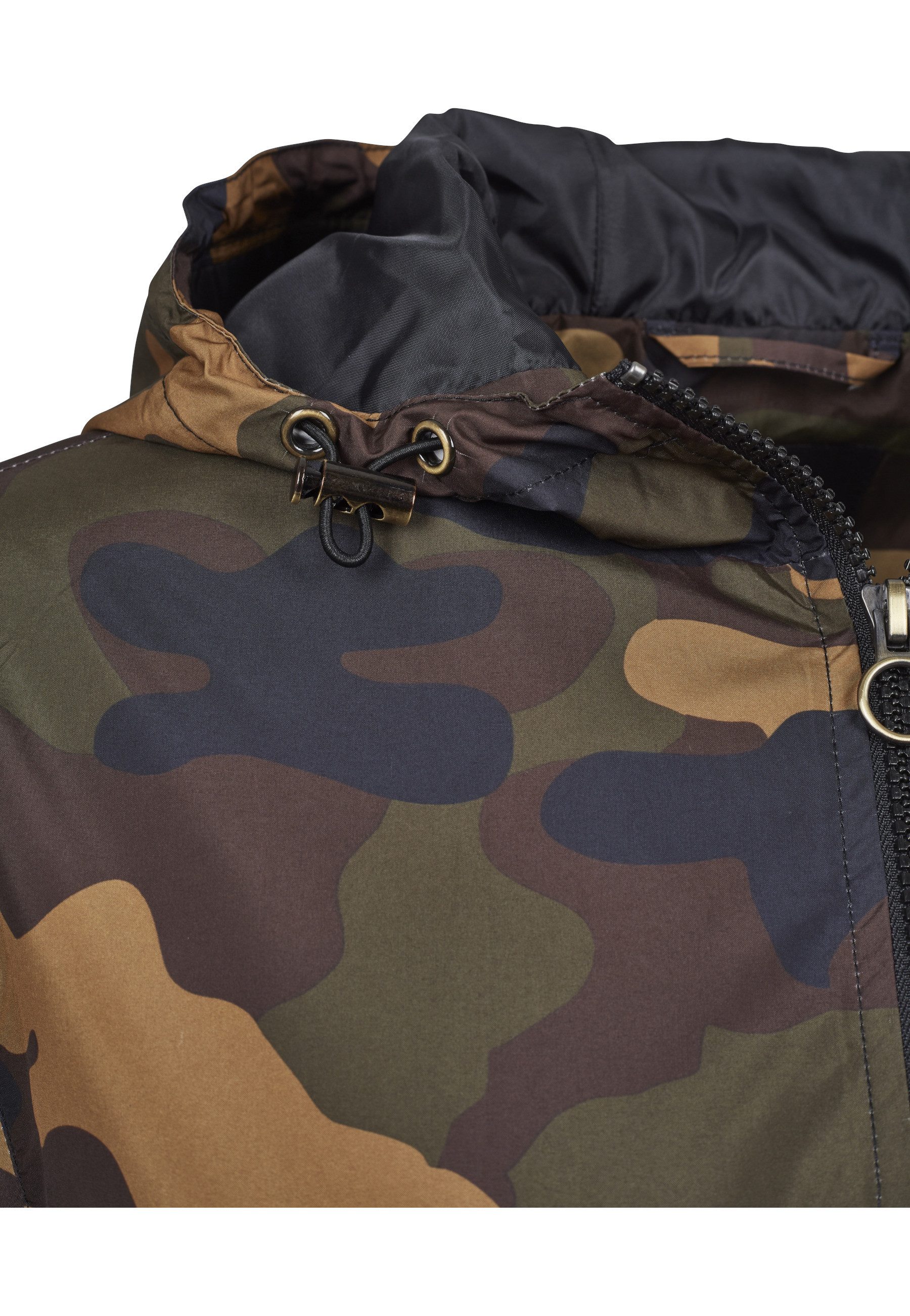URBAN CLASSICS Outdoorjacke Urban Classics Damen Ladies Camo Pull Over Jacket (1-St)