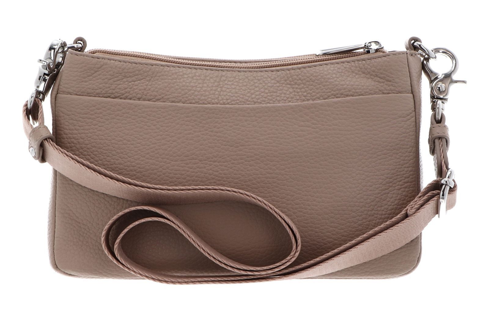 Mandarina Duck Umhängetasche Leather Pochette, aus echtem Rindsleder