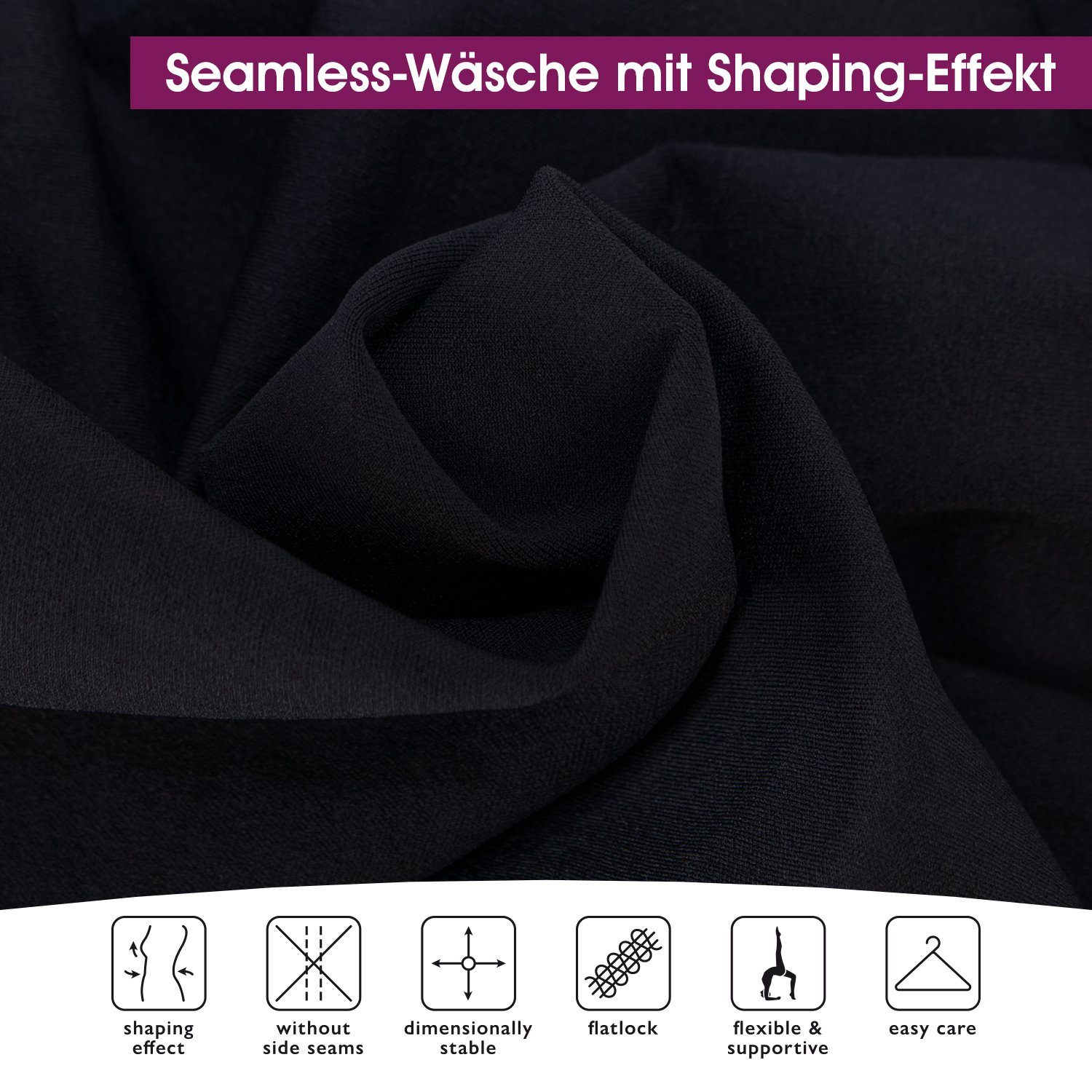 celodoro Unterhemd Damen Form-Top - Seamless Unterhemd mit Shaping-Effekt