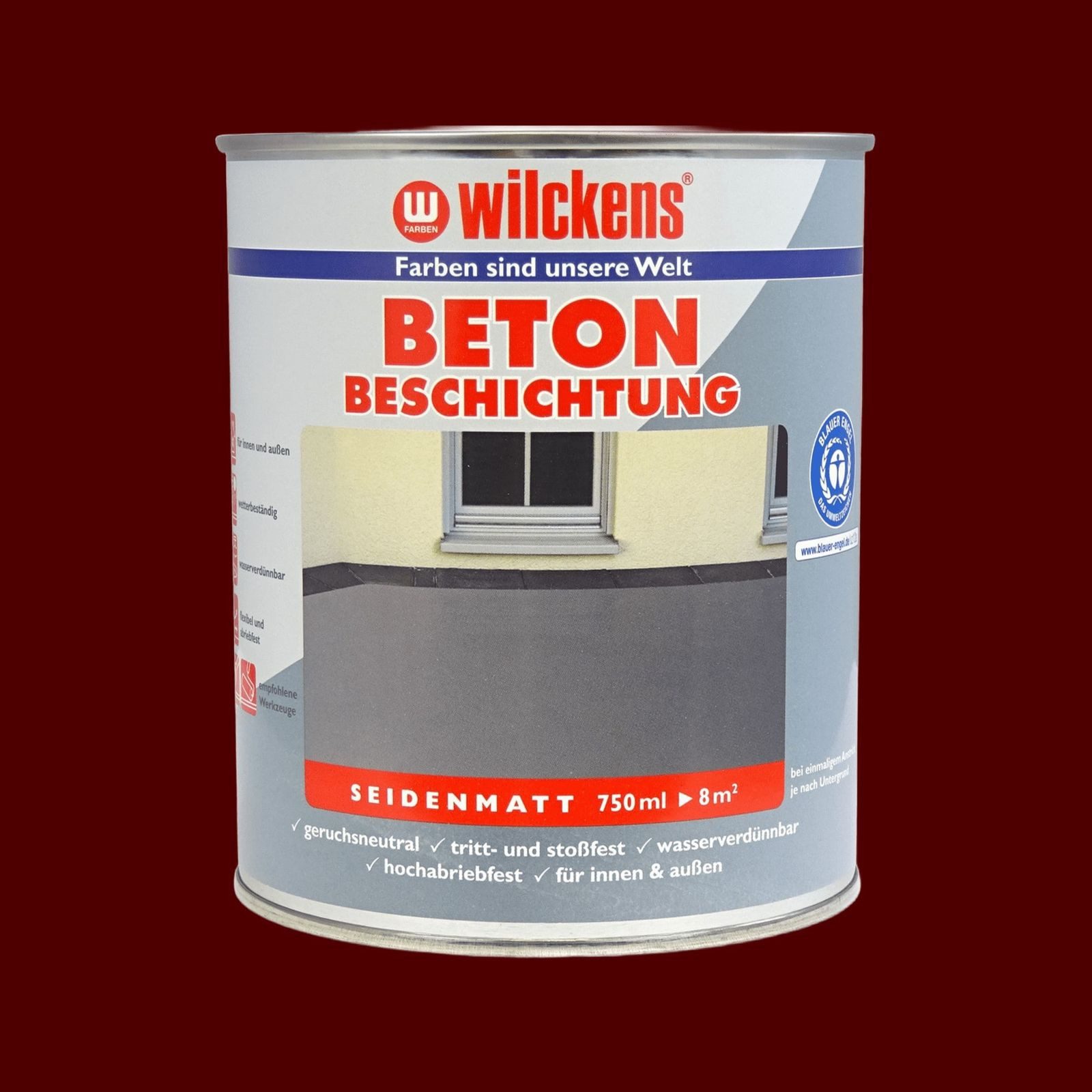 Wilckens Farben Bodenversiegelung Betonbeschichtung wasserbeständig trittfest seidenmatt Wilckens 750ml