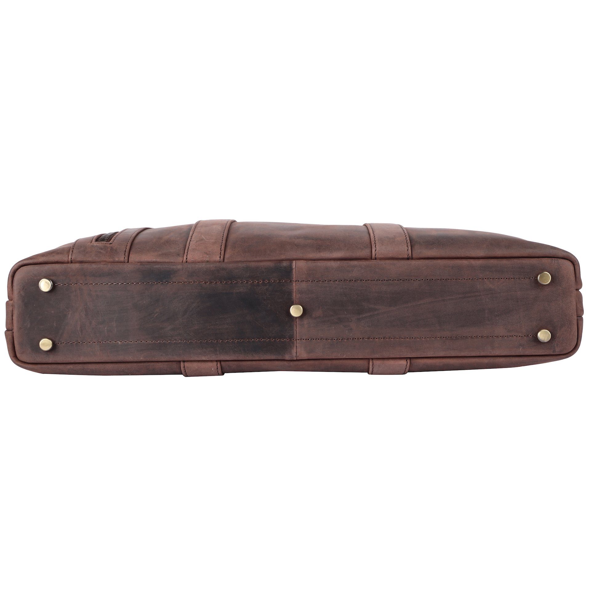 Benthill Aktentasche Echt Leder Laptoptasche Notebooktasche Umhängetasche Laptoptasche, Schultergurt / Umhängegurt Reißverschlussfach