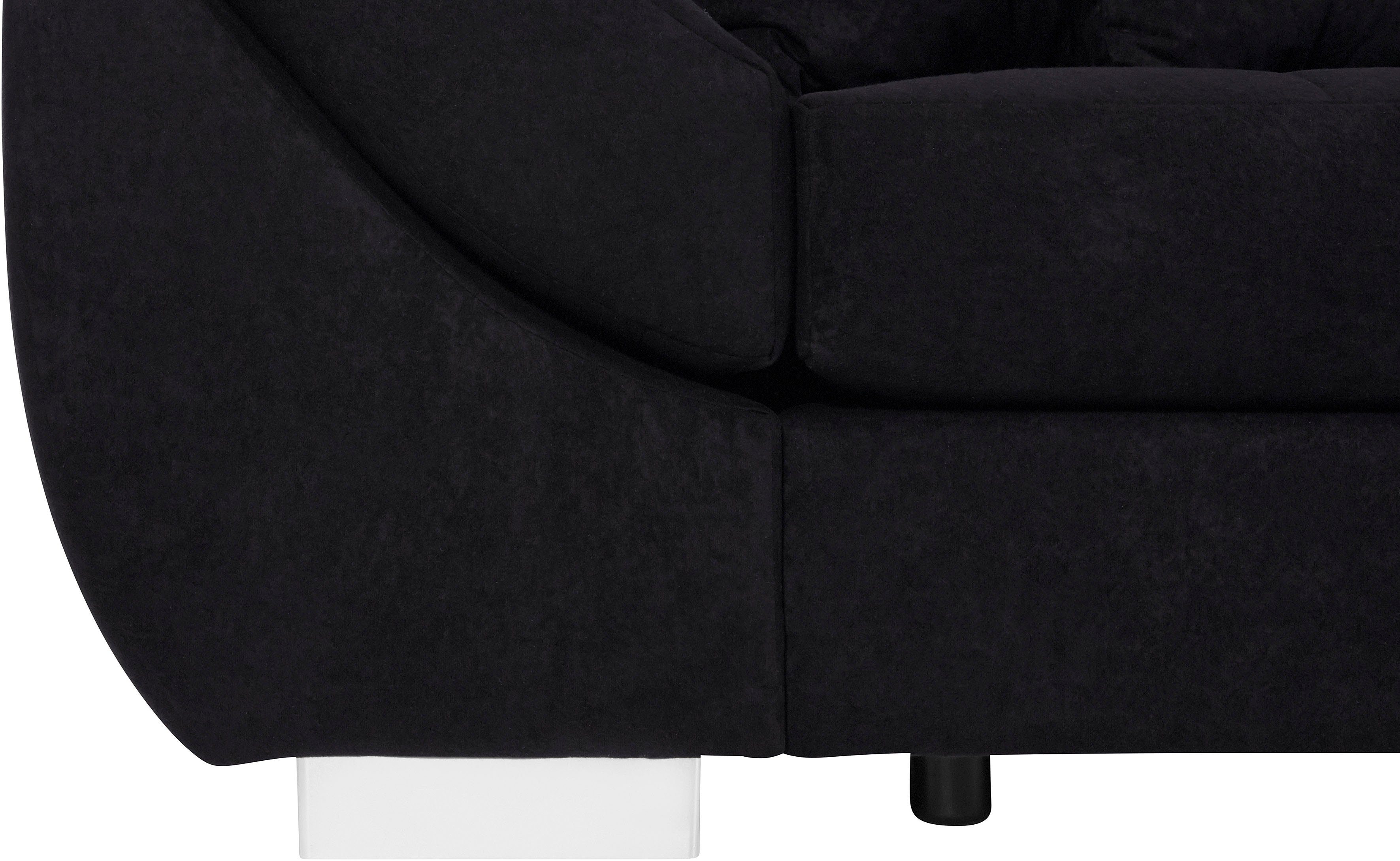 INOSIGN Big-Sofa Rom, Steppung im Sitzbereich, Federkern-Polsterung