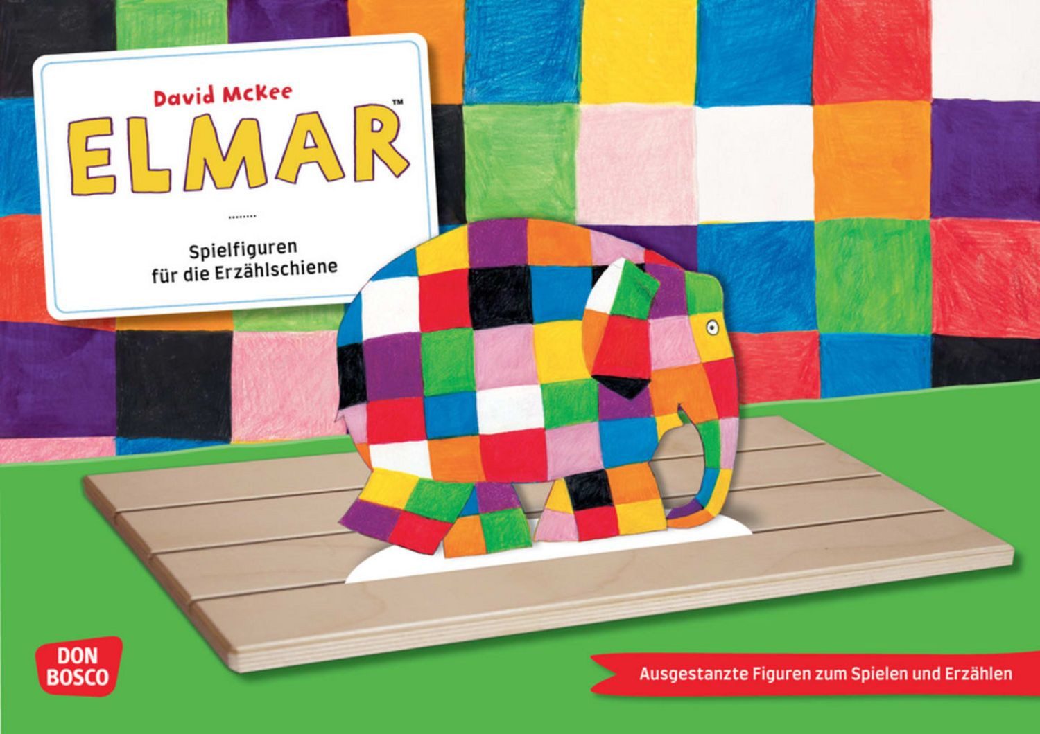 Elmar. Erzählschienen-Figurenset / David McKee