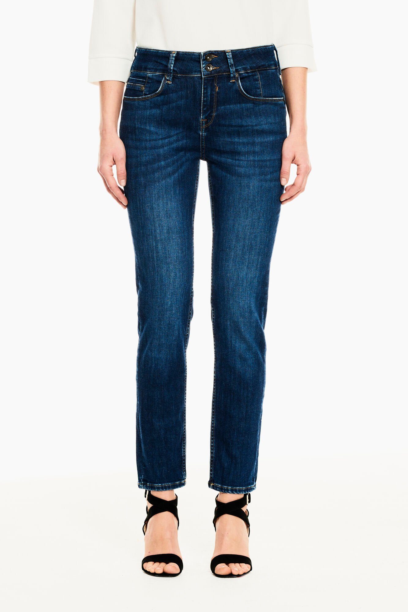 GARCIA JEANS Stretch-Jeans GARCIA CARO CURVED dark used 285.8723 - Flow Denim