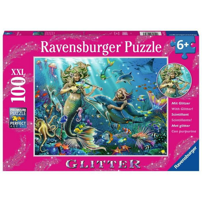 Ravensburger Puzzle 100 Teile Ravensburger Kinder Puzzle XXL Unterwasserschönheiten 12872 100 Puzzleteile