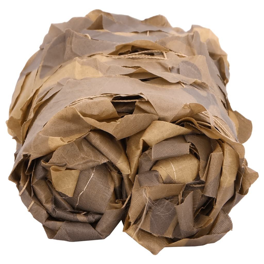 vidaXL Sonnensegel 833 x 297 cm Tarnnetz mit Aufbewahrungstasche 833x297 cm Sandfarbe