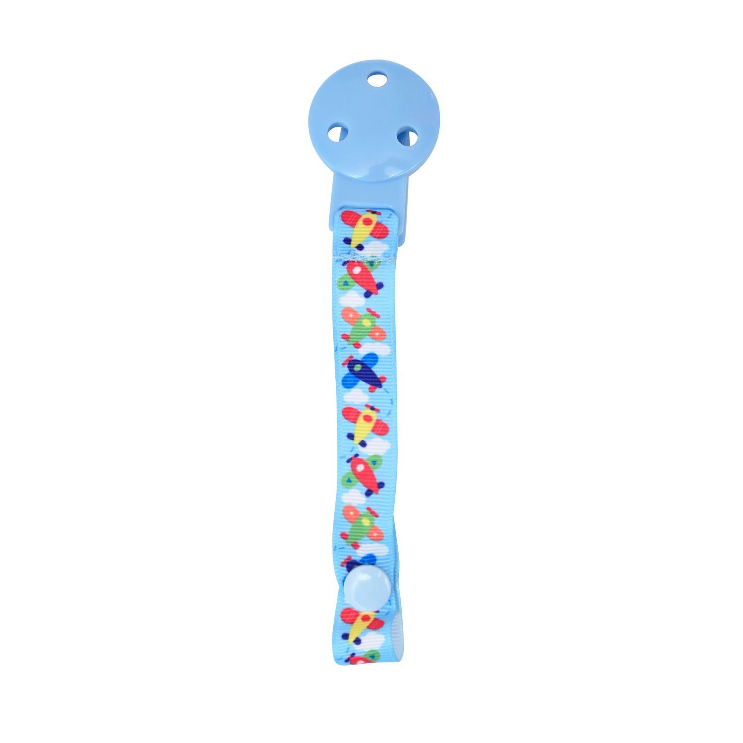 Lorelli Schnuller Baby-Schnullerkette ab Geburt, Schnullerhalter, Schnullerband, Clip, ab Geburt blau