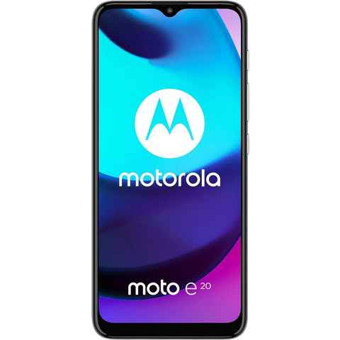 Motorola Moto E20 Smartphone (16,51 cm/6.5 Zoll, 32 GB Speicherplatz, 13 MP Kamera, Googles Sprachassistent)