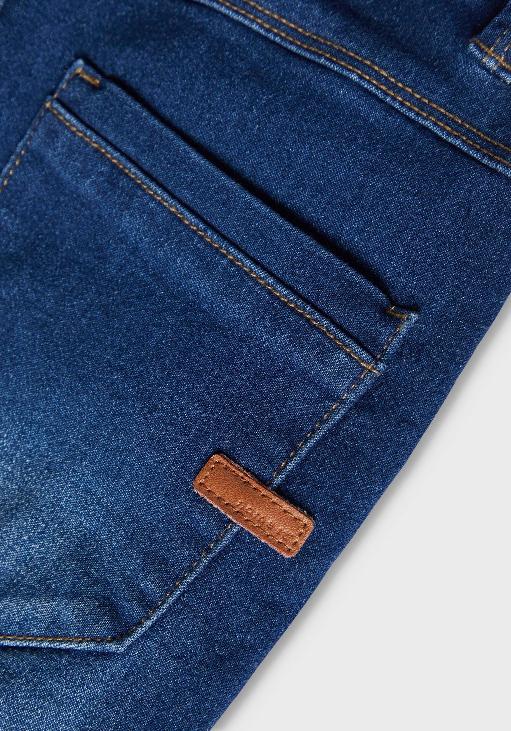 Name It Jeansshorts NKMSILAS SLIM DNM L SHORT Baumwollmischung, Stretch, Umschlagsaum