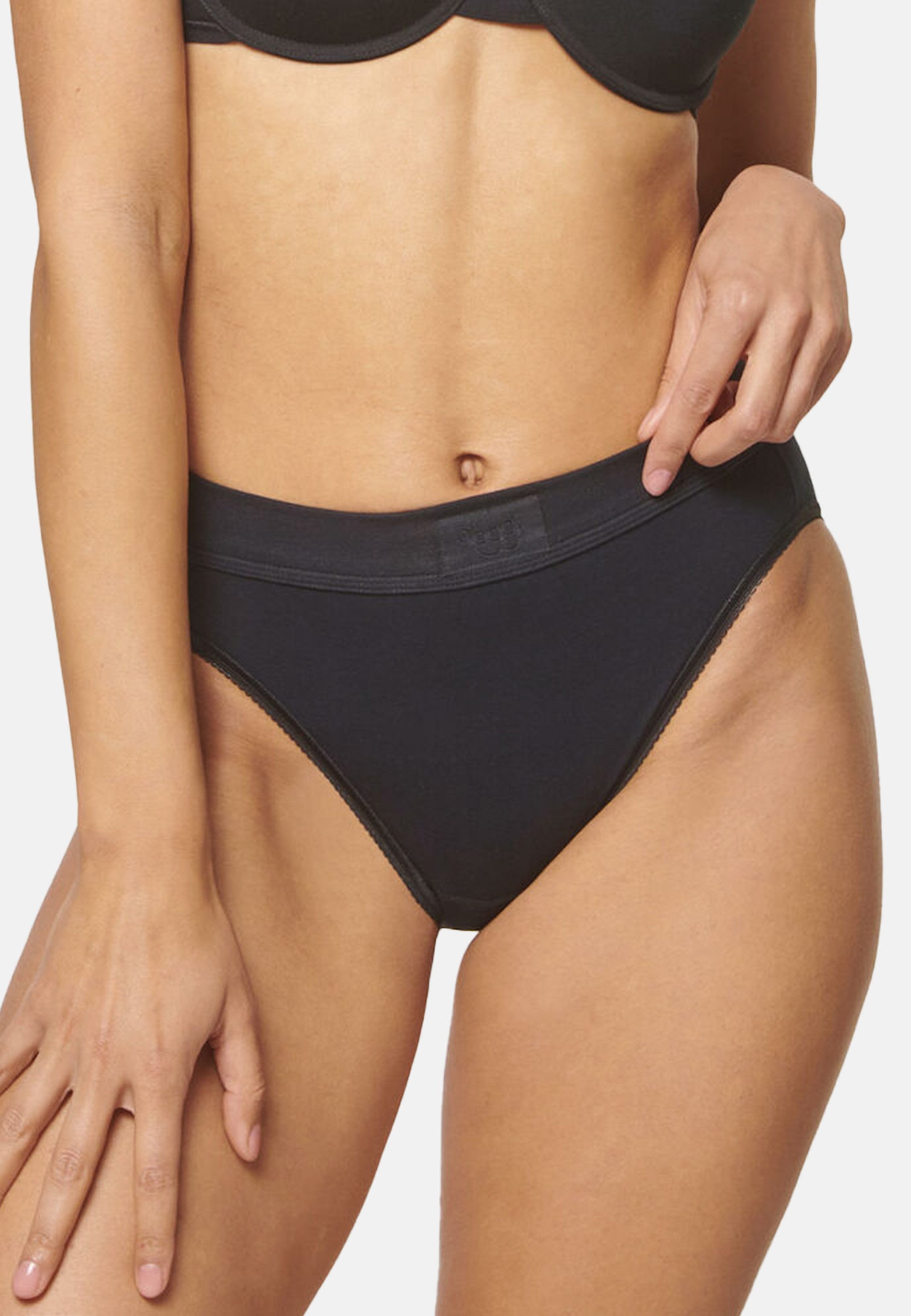 sloggi Tai-Slip 4er Pack Double Comfort (Spar-Set) Tai Slip - Baumwolle - Atmungsaktiv - Perfekter Sitz