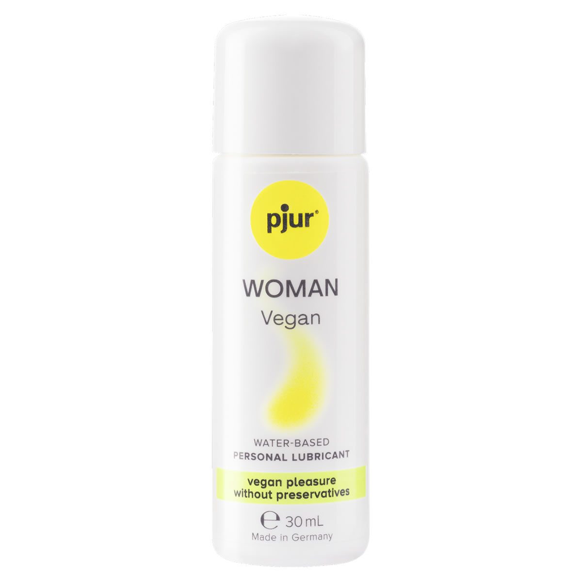pjur Gleitgel WOMAN VEGAN Waterbased Personal Lubricant, - Vegan Pleasure, Flasche mit 30ml, veganes Gleitgel für Frauen, ohne Zusatzstoffe