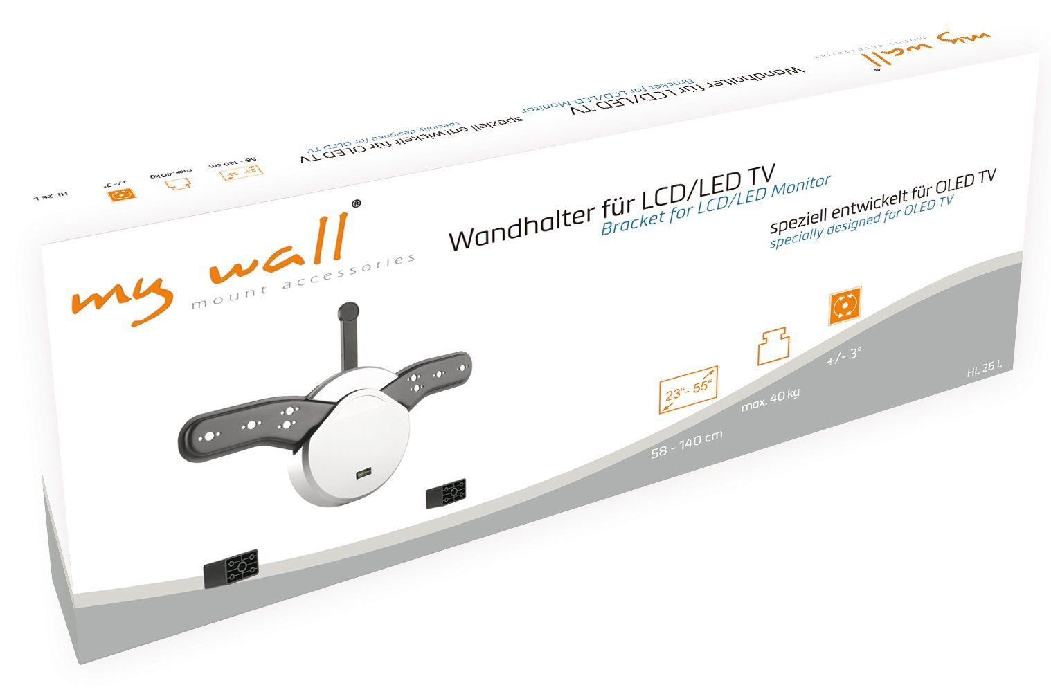 55 LED Packung, Wandhalter 1-teilig, Zoll, entwickelt TV) OLED speziell LCD für für TV-Wandhalterung, HL26L / TV (bis wall my