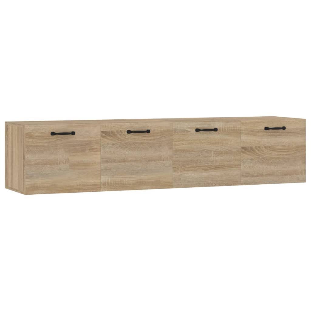 vidaXL Schranksystem Wandschränke 2 Stk. Sonoma-Eiche 60x36,5x35 cm Holzwerkstoff (1-St)